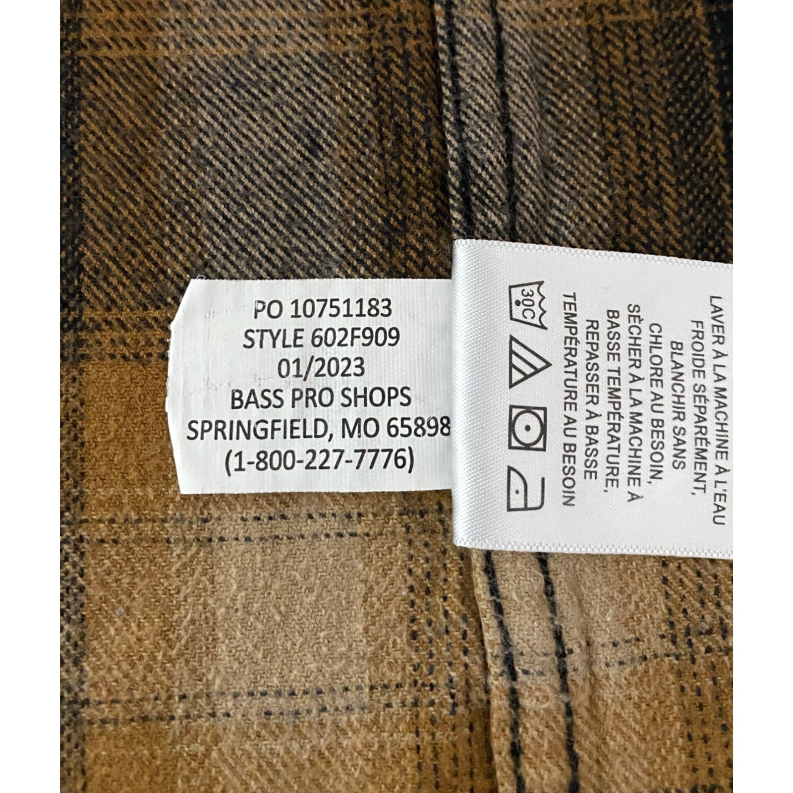 Vintage Red Head Mens Shirt Plaid Flannel Button-Down Brown Black Cotton Size US M / EU 48-50 / 2 - 7 Thumbnail
