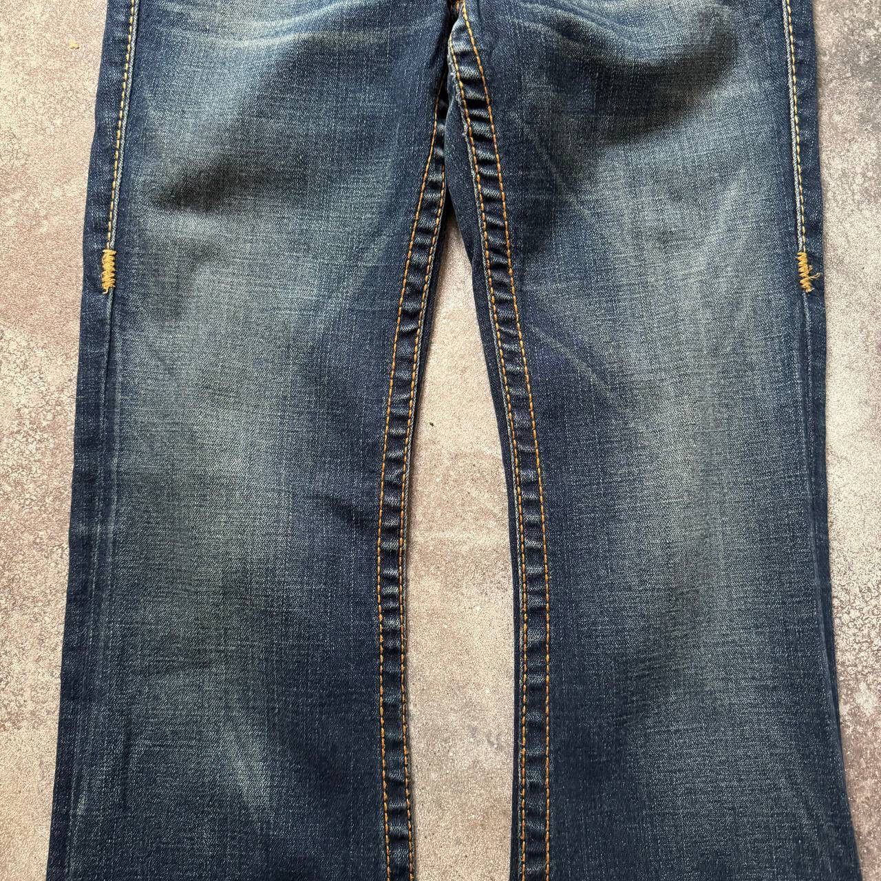 True Religion Y2K True Religion Washed Flared Jeans Size 29" - 6 Thumbnail