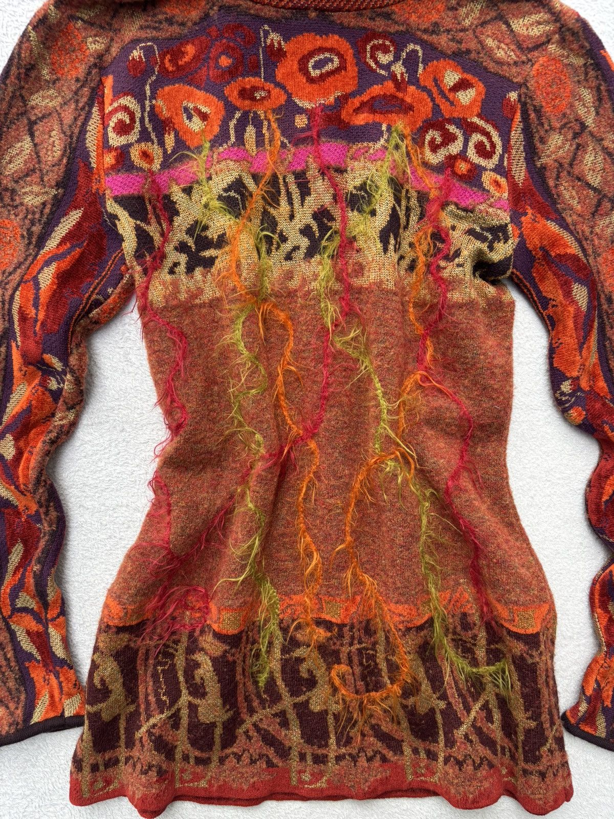 Kenzo 1990s Kenzo Knit Sweater Size S / US 4 / IT 40 - 4 Thumbnail