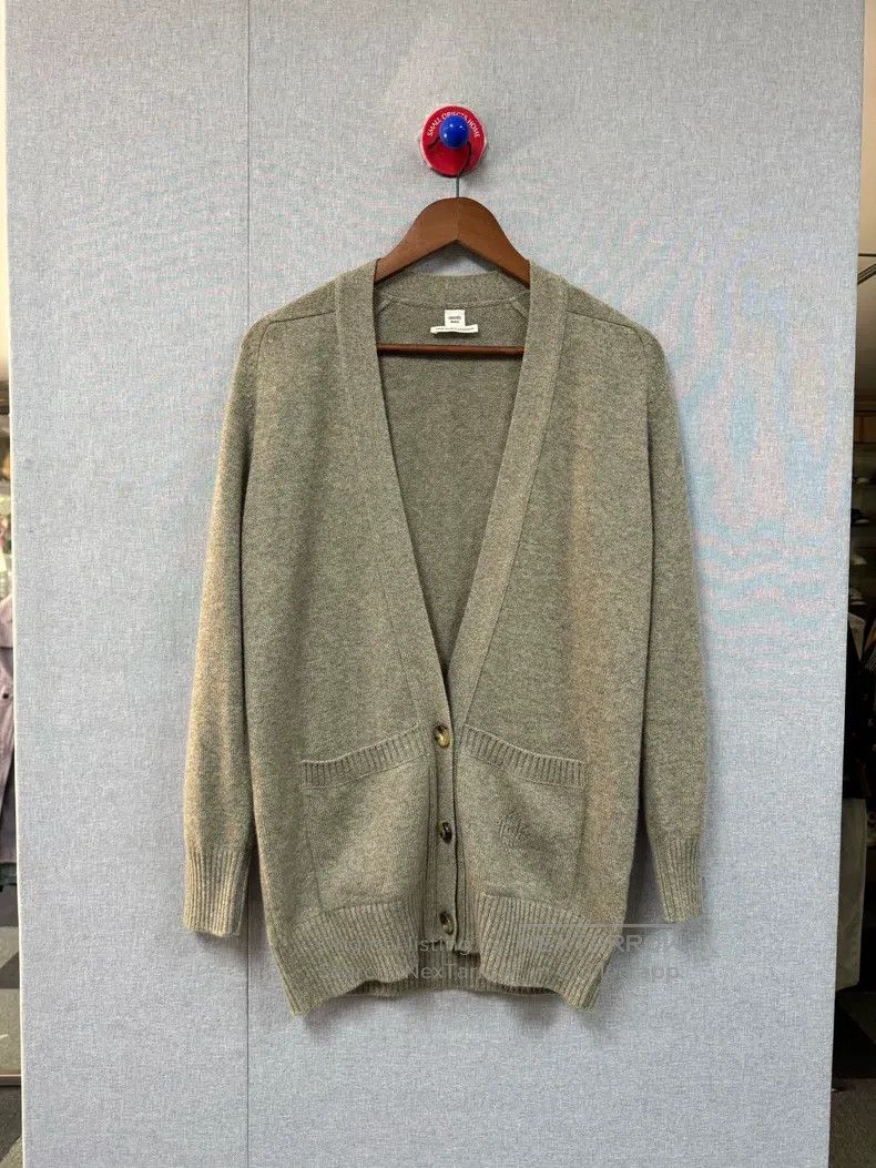 Hermes Hermes Grey Cashmere Cardigan Size XS / US 0-2 / IT 36-38 - 1 Thumbnail
