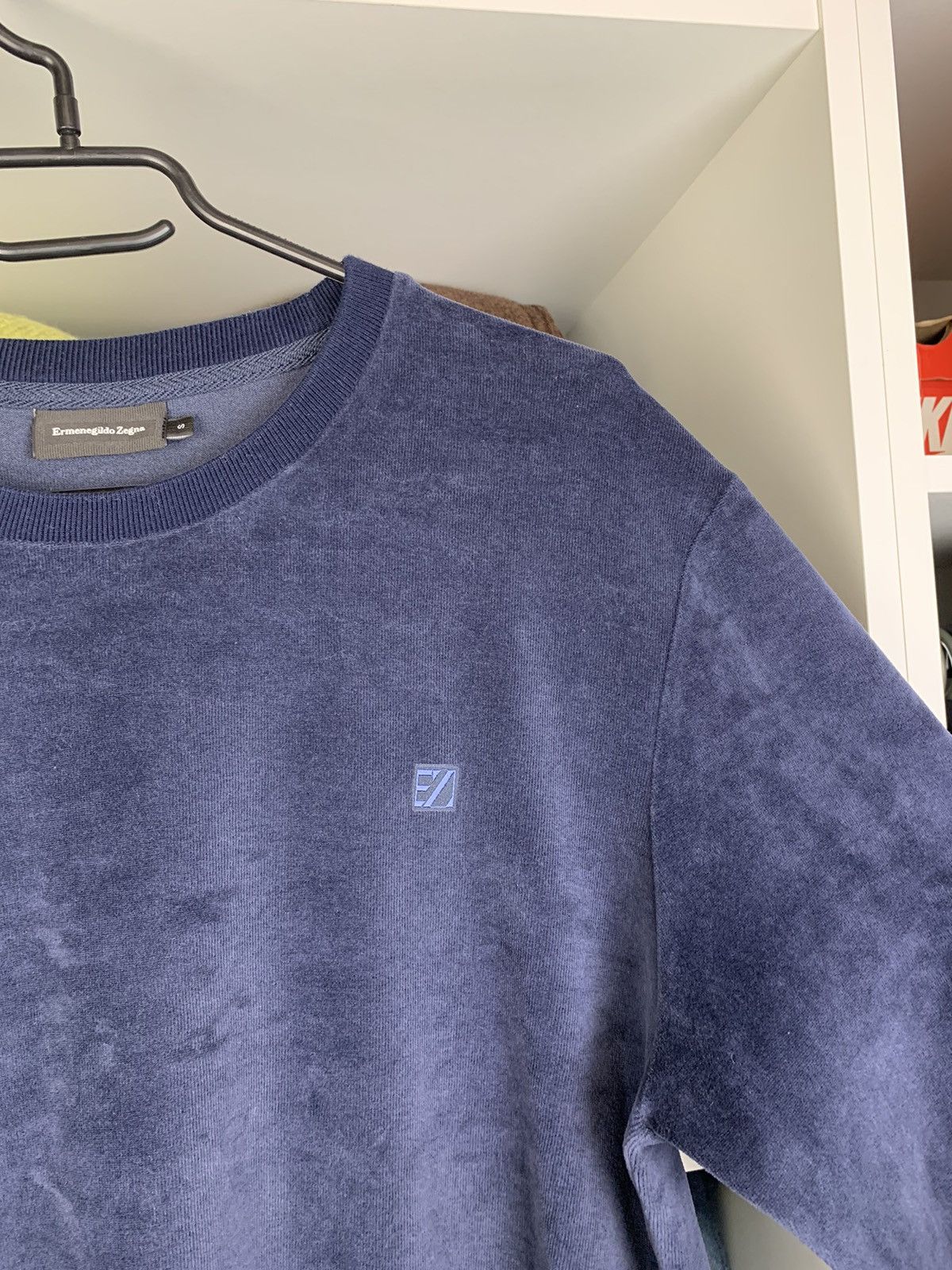 Ermenegildo Zegna Ermenegildo Zegna Velour Sweatshirt Size US S / EU 44-46 / 1 - 6 Thumbnail