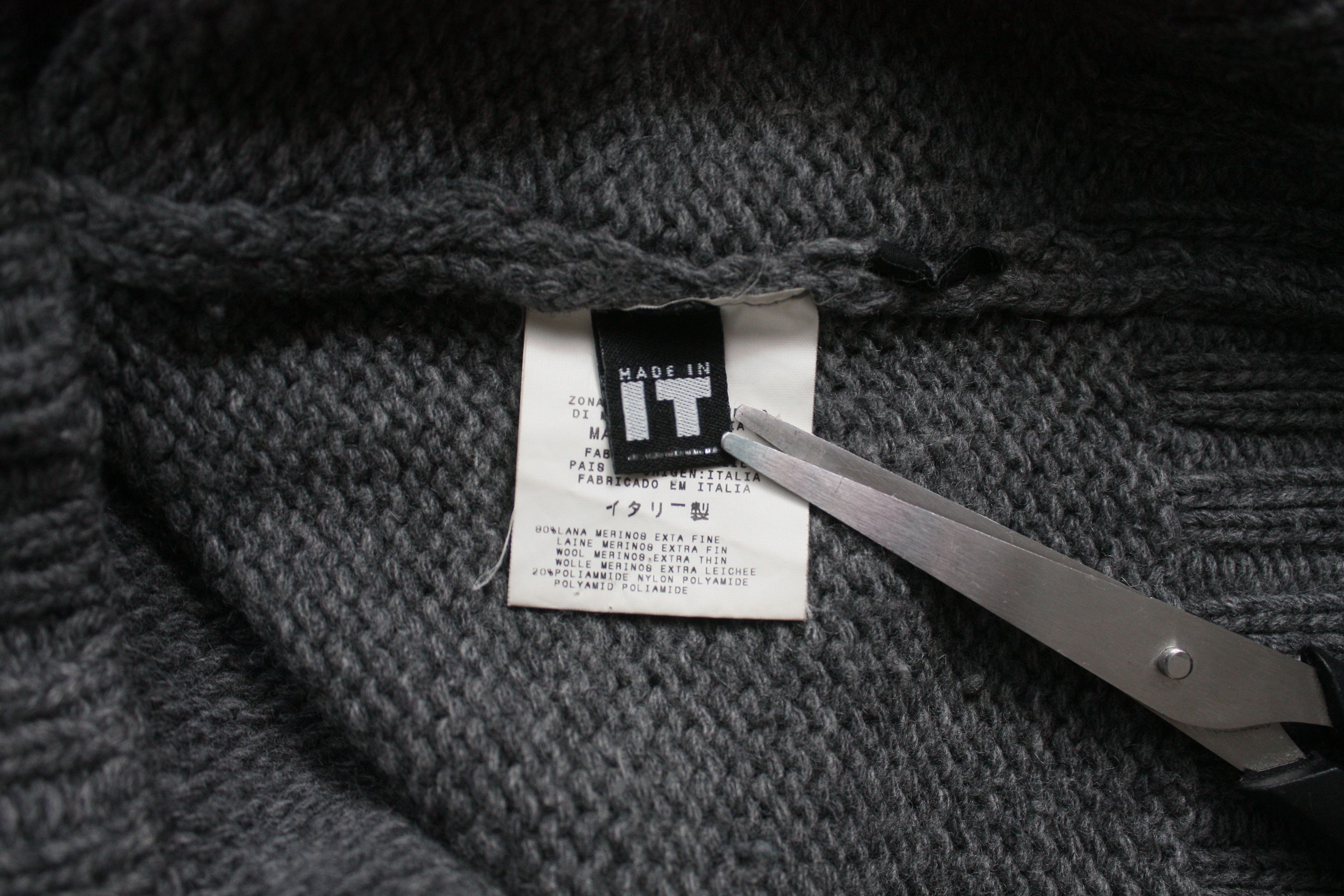 GF Ferre Gianfranco Ferre Jeans Wool Blend Grey Knitted Pullover L Size US L / EU 52-54 / 3 - 8 Thumbnail