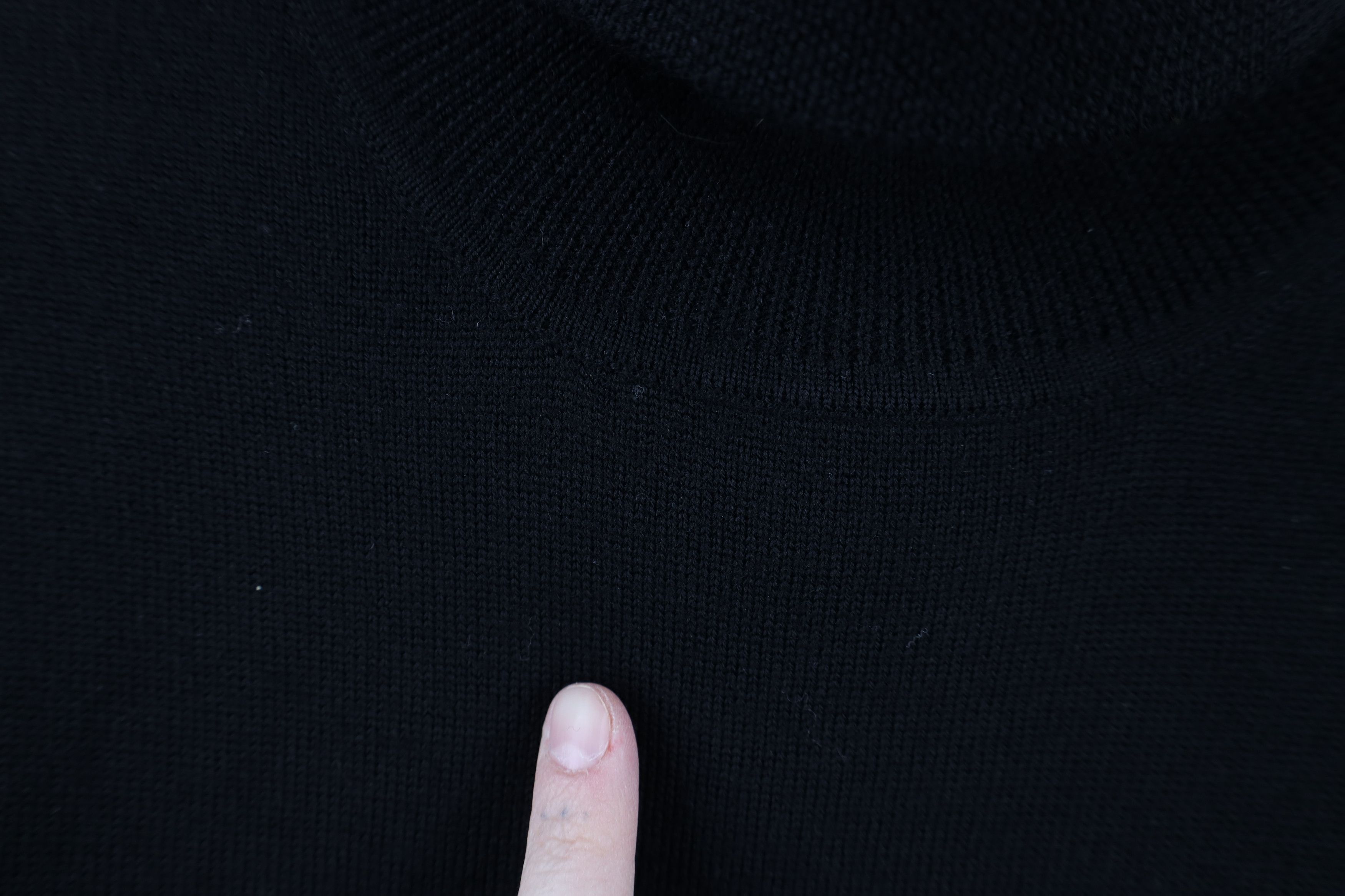 Vintage Vintage 90s Streetwear Wool Knit Turtleneck Sweater Black Size S / US 4 / IT 40 - 8 Thumbnail