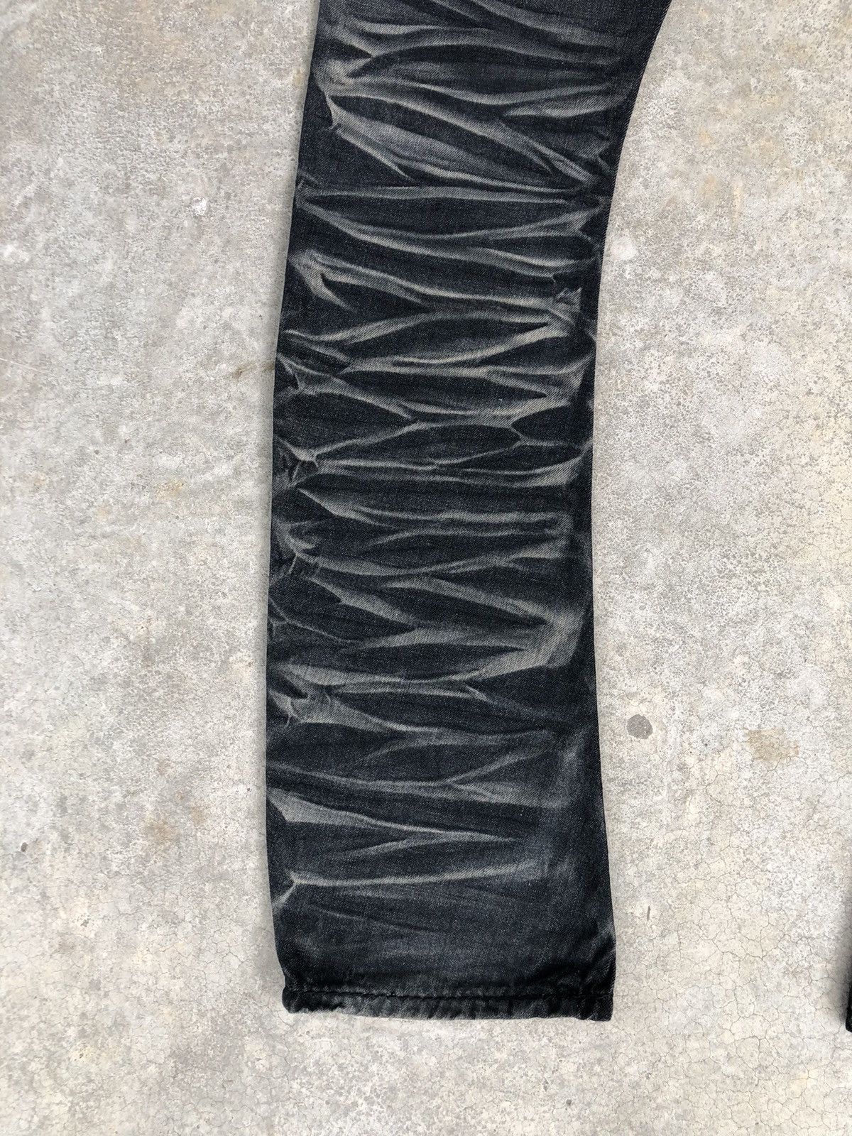 Japanese Brand Japanese Evolution Flared Jeans Distressed Jeans Size US 33 - 11 Thumbnail