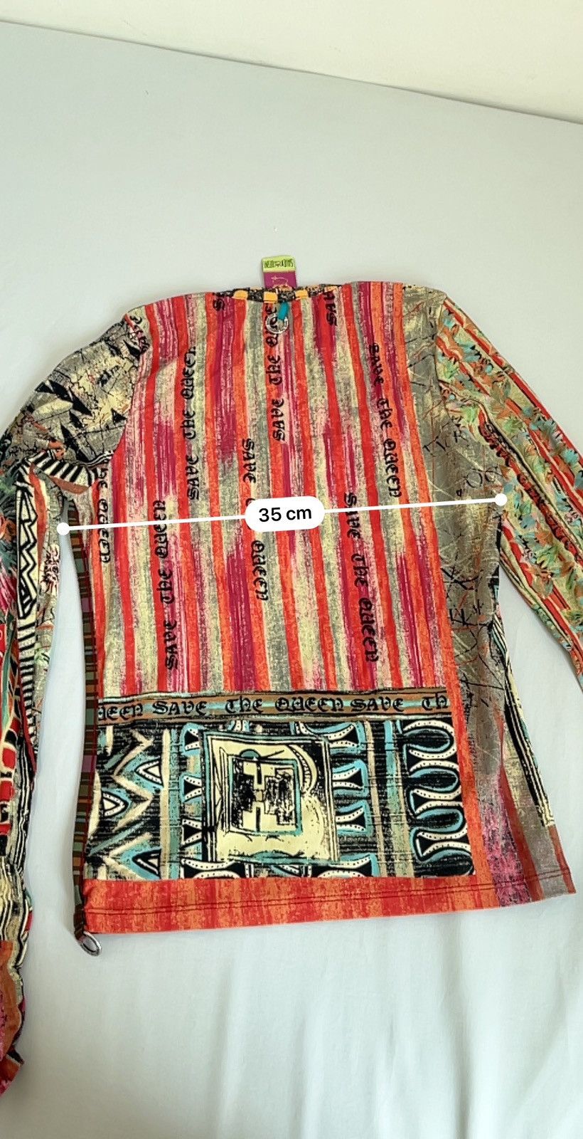 Jean Paul Gaultier JPG•SAVE THE QUEEN CROP LONGSELEEVE Size S / US 4 / IT 40 - 12 Thumbnail