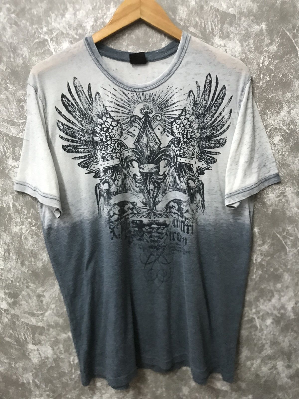 Affliction × Ed Hardy × Southpole Affliction Wings Y2K Graphic Tee Size US L / EU 52-54 / 3 - 1 Thumbnail