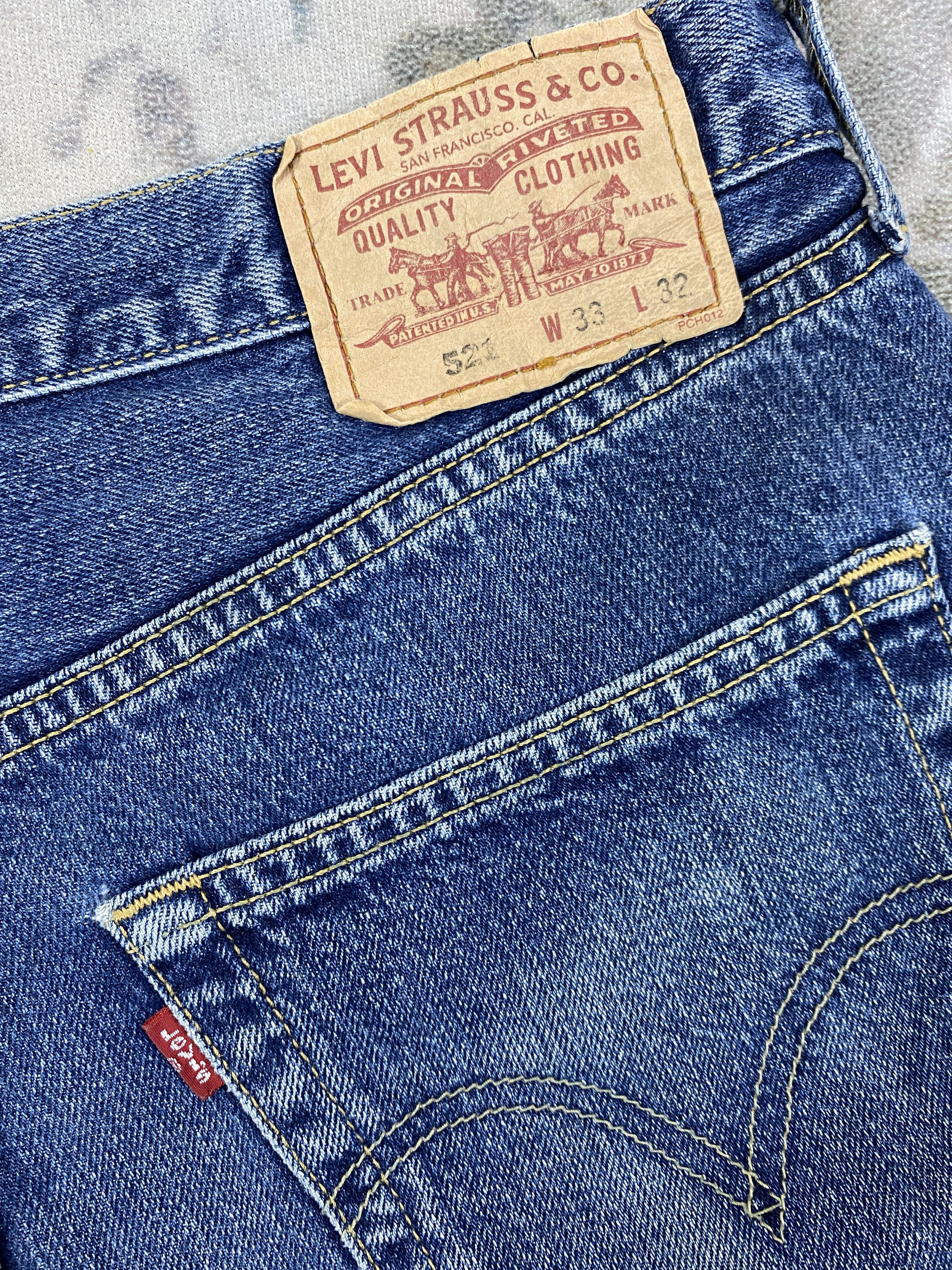 Levi's Dark Blue Vintage Levi's 521 Denim 32x29 -JN385 Size US 32 / EU 48 - 12 Thumbnail