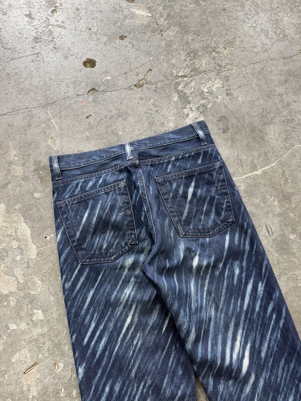 Japanese Brand Vintage 90s Levis Sta Prest Faded Wash Distress Jeans Size US 30 / EU 46 - 9 Thumbnail