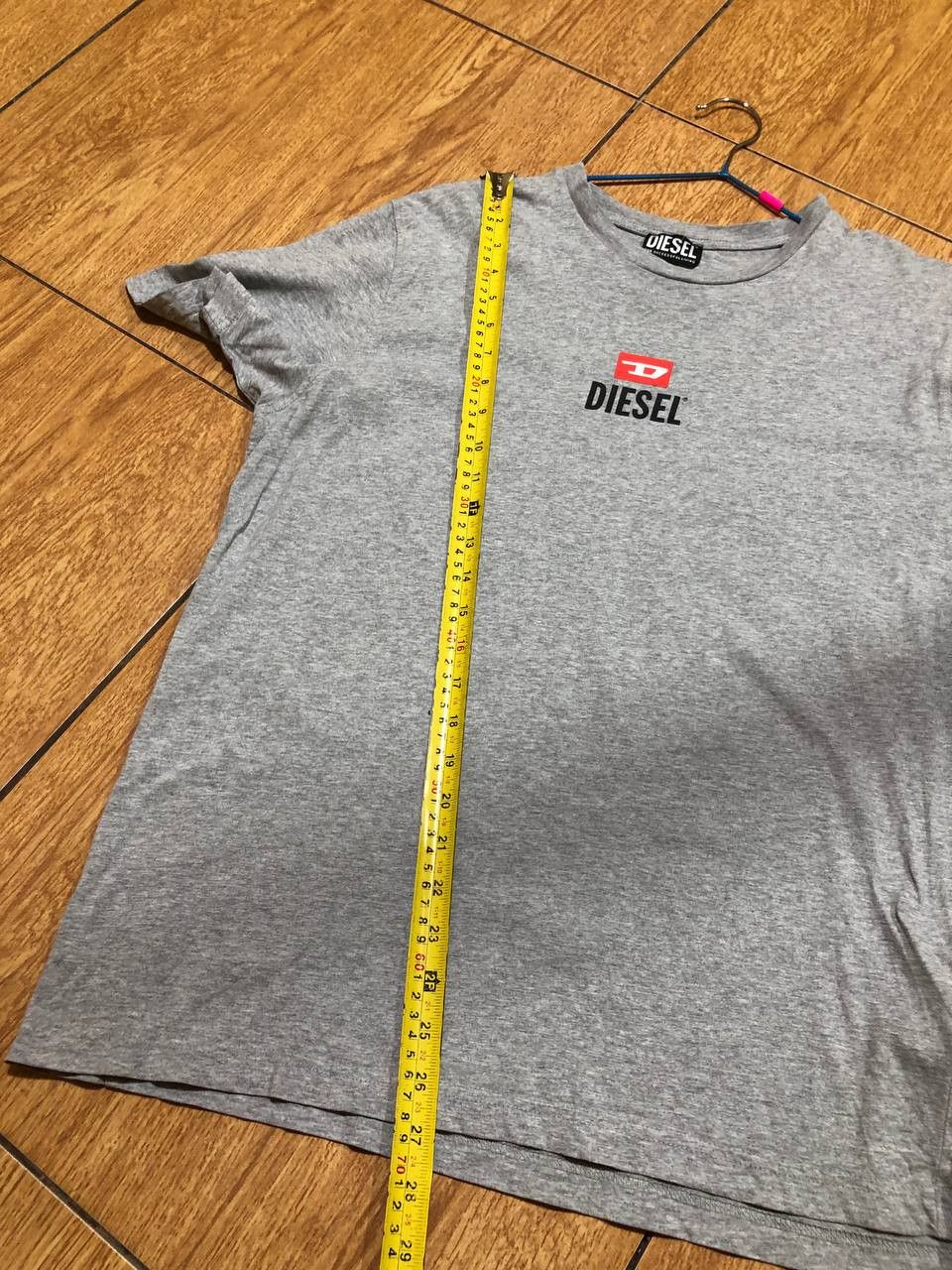 Diesel Gray T-shirt Mini Logo Diesel Vintage Streetwear Size US L / EU 52-54 / 3 - 9 Thumbnail