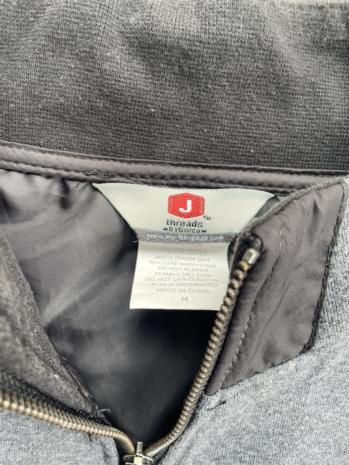 Other Vintage Jack In The Box Grey Zip Up Sweater Size US M / EU 48-50 / 2 - 4 Thumbnail