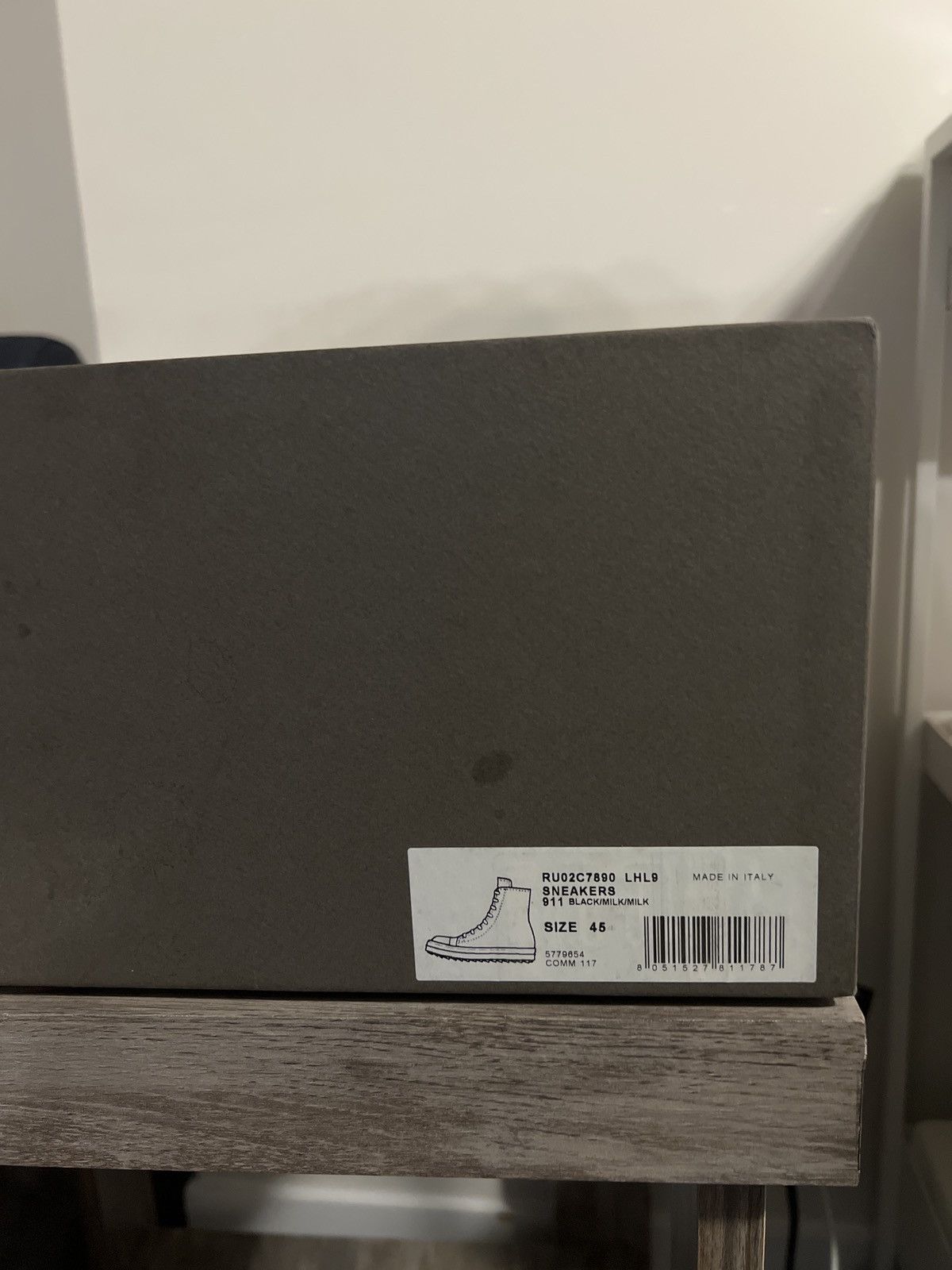 Rick Owens Drkshdw Rick Owens Ramones Strobe High Black Pony Size 45 Size US 11.5 / EU 44-45 - 10 Thumbnail