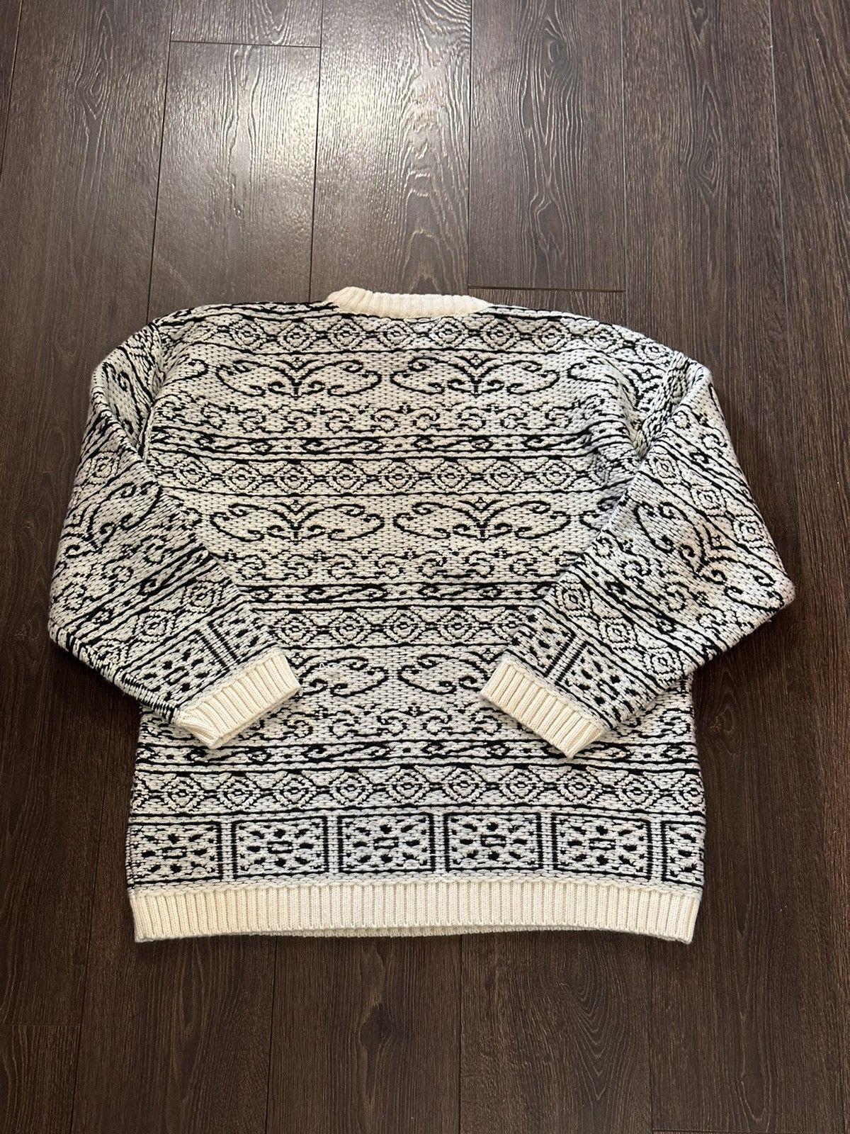 Designer × Vintage Rarest Vintage Corto Maltese ART Knitted Sweater🪭 Size US L / EU 52-54 / 3 - 10 Thumbnail