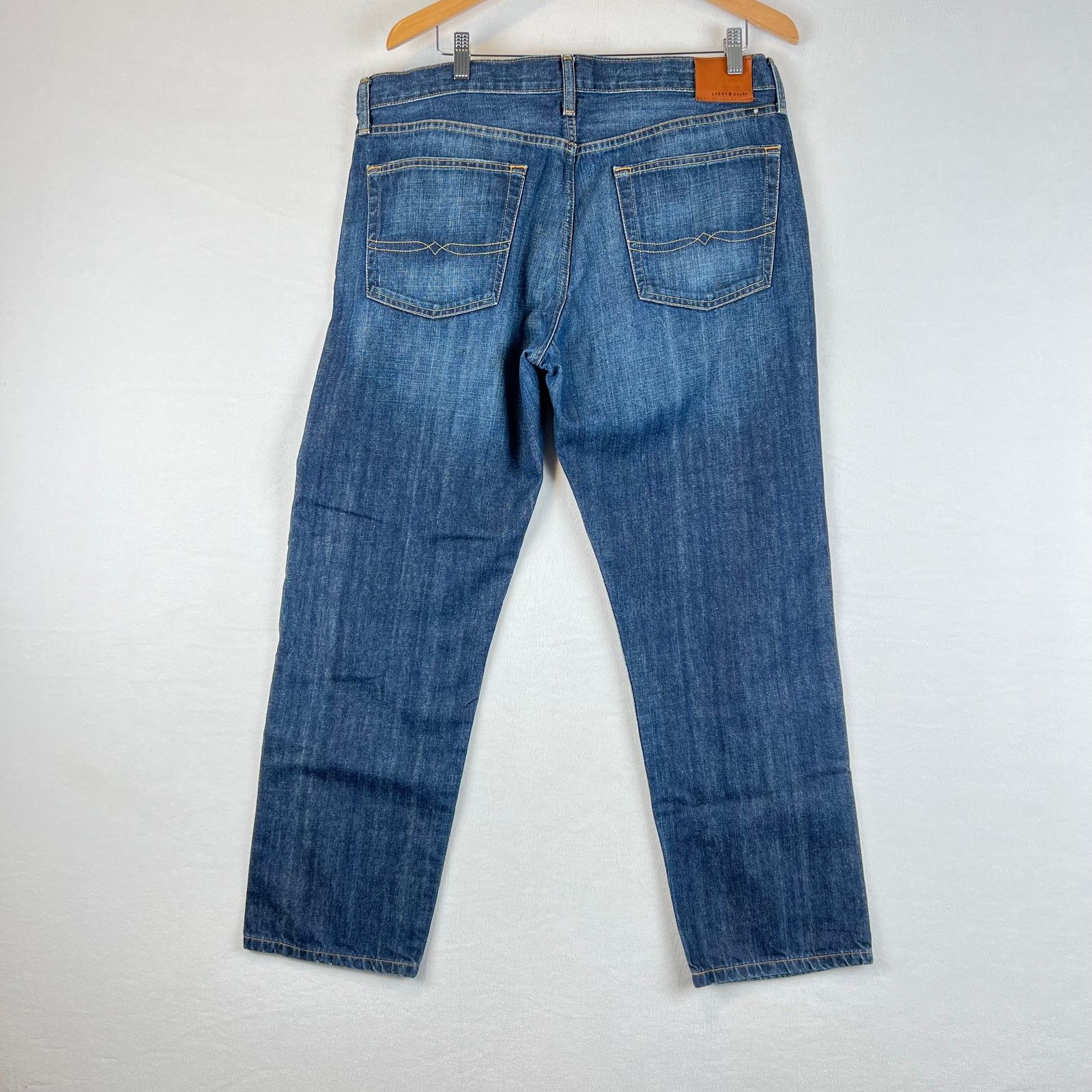 Lucky Brand Lucky Brand Jeans Mens 38x30 Blue 221 Straight Denim y2k Size US 38 / EU 54 - 3 Thumbnail