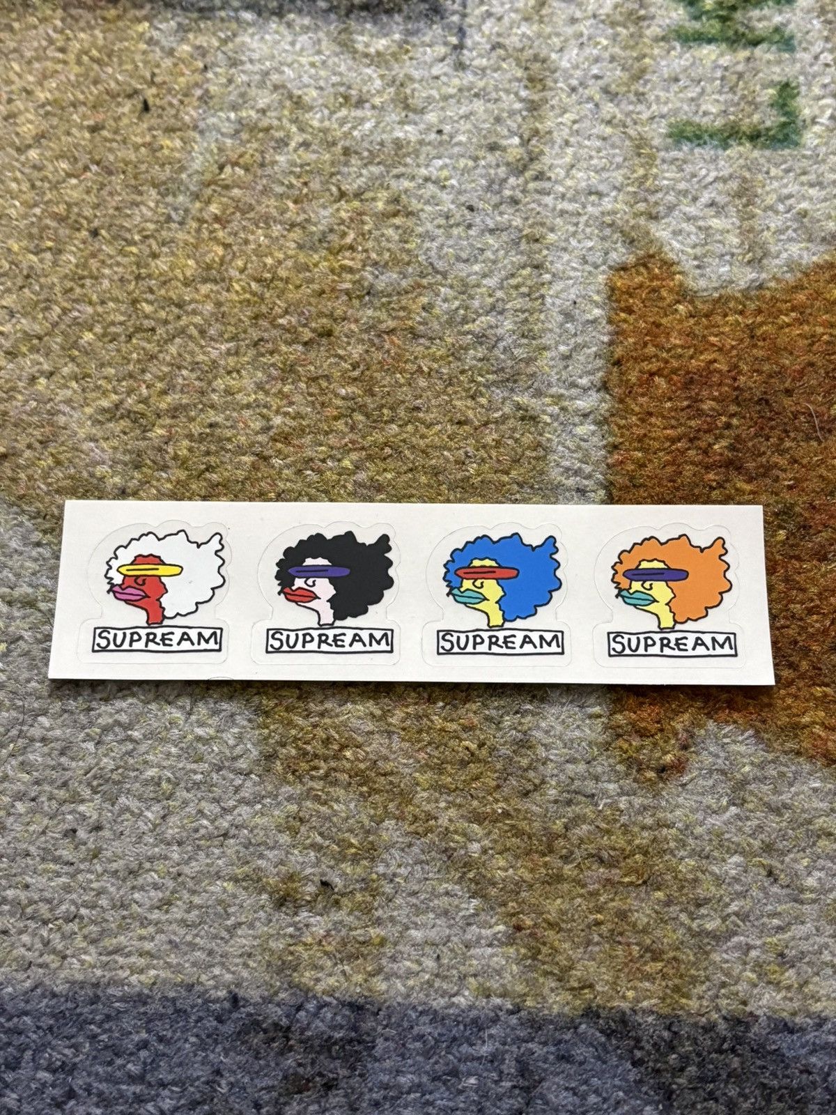 Supreme Supreme Gonz Head Sticker Strip Size ONE SIZE - 1 Preview
