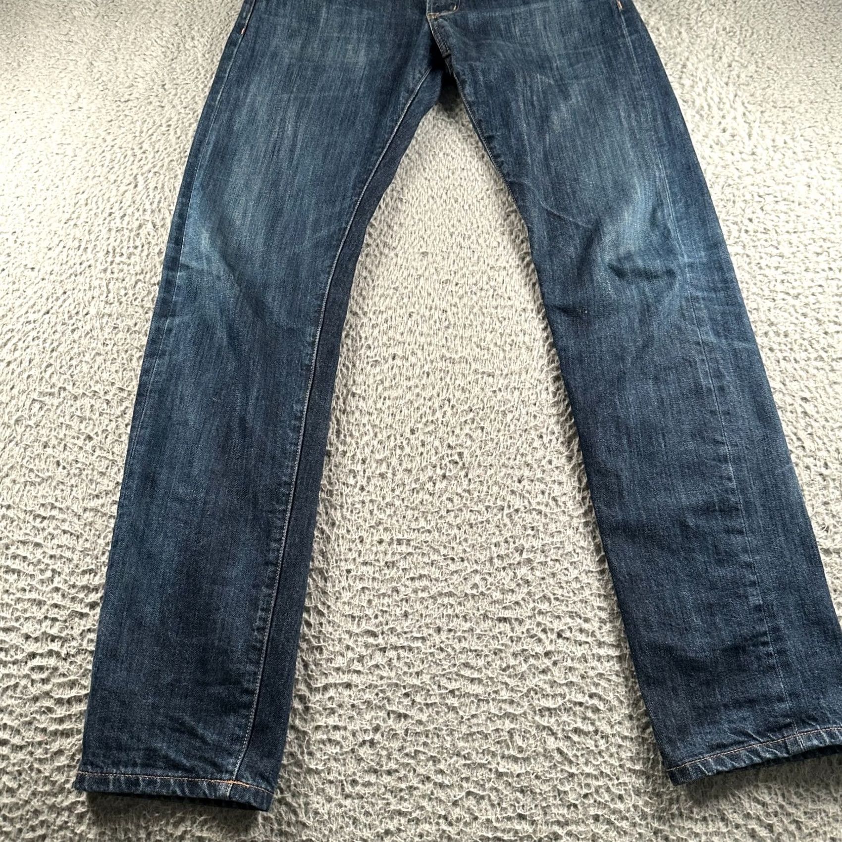 Outerknown Outerknown Jeans Mens W30 L34 Ambassador SEA Button Fly Selvedge Indigo Slim Size US 30 / EU 46 - 4 Thumbnail