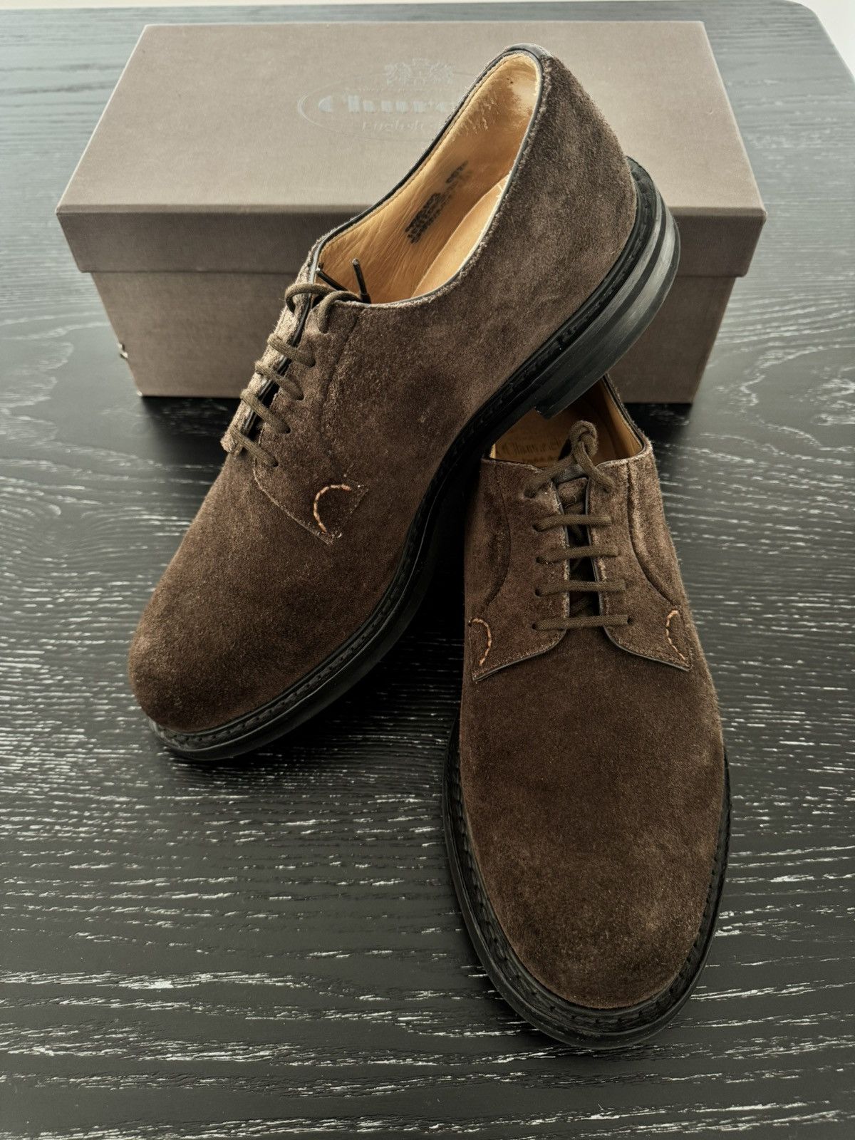 Church's DEAL!! Church’s Shannon LW Suede Derby Size US 10.5 / EU 43-44 - 8 Thumbnail