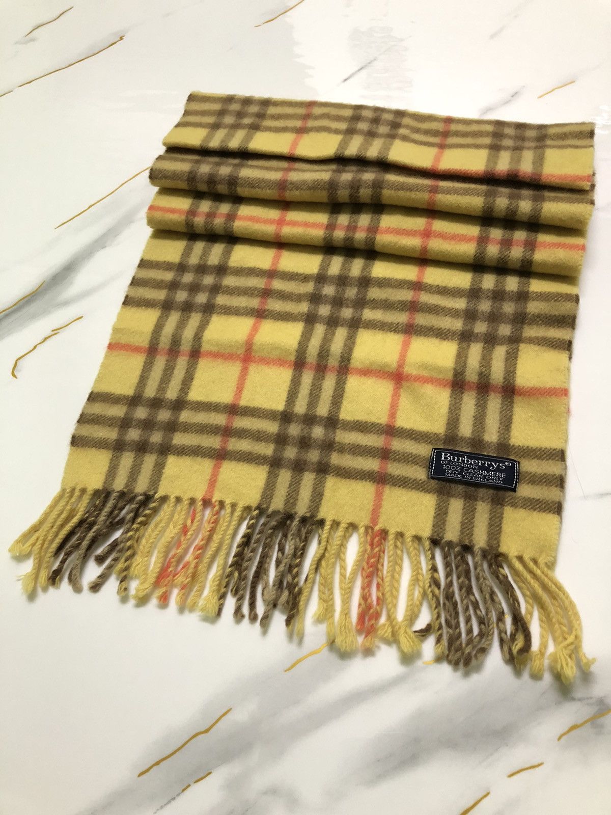Burberry Vintage Burberry Muffler Scarf Size ONE SIZE - 2 Thumbnail