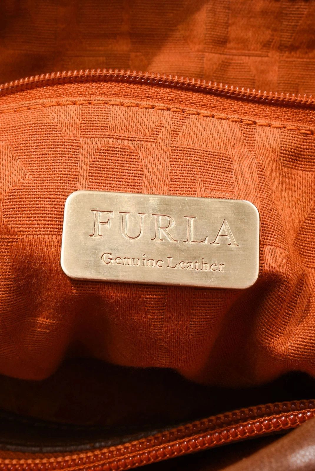 Furla Women's Furla Tan Perforated Leather Tote Bag Size ONE SIZE - 3 Thumbnail