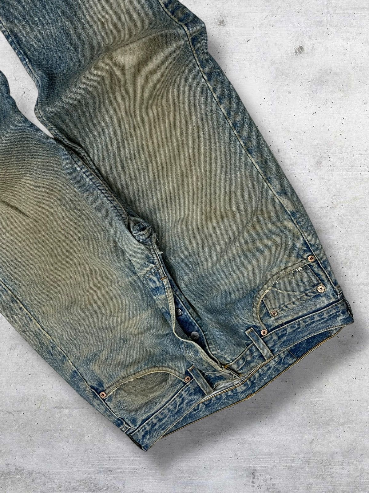 Levi's Vintage Clothing VINTAGE 501 LEVIS USA DESIGNER 90S RARE OLD MUDWASH DENIM Size US 30 / EU 46 - 8 Thumbnail