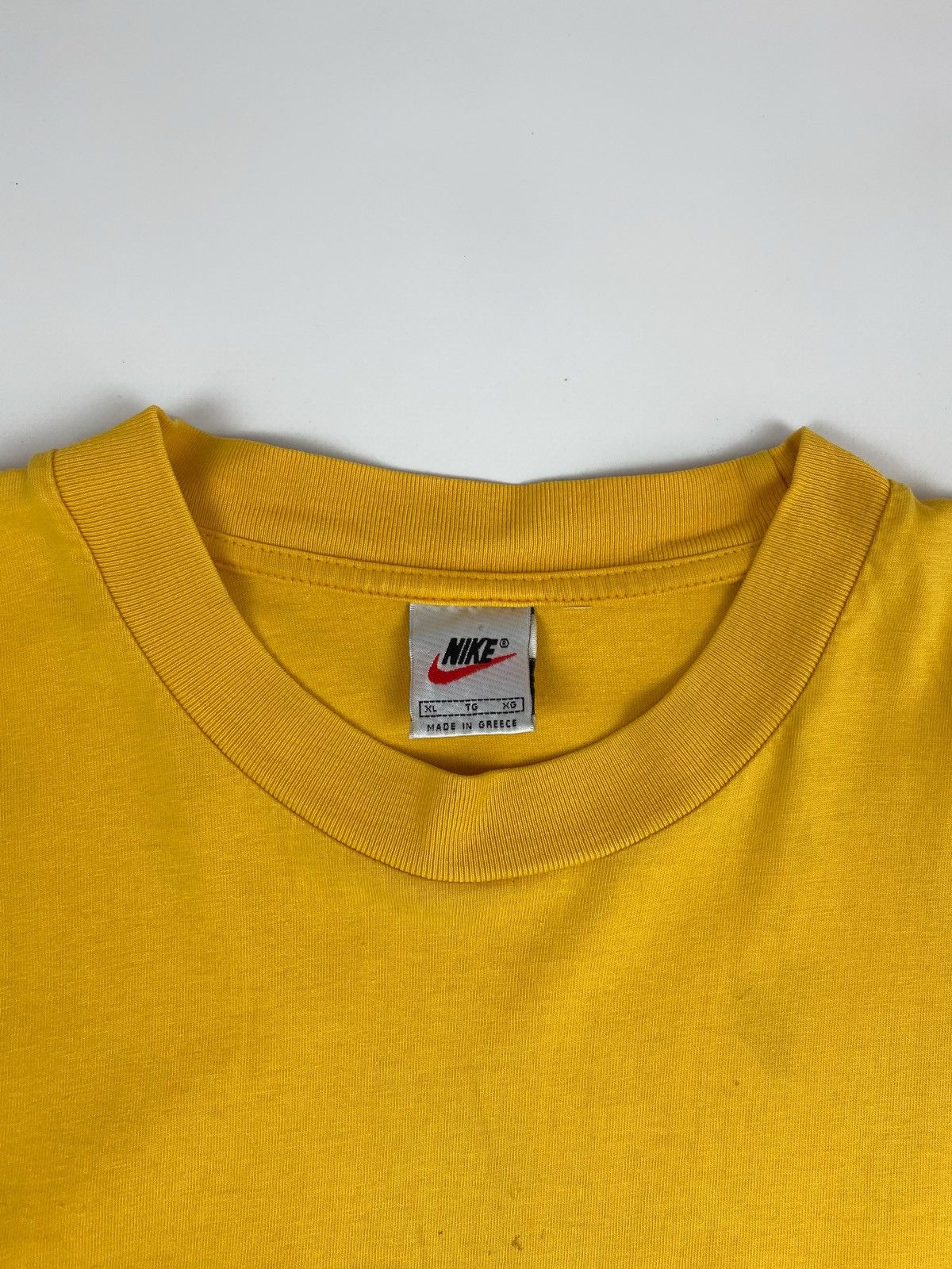 Nike × Vintage 1990’s Vintage Nike Faded Big Logo T-Shirt Size US XL / EU 56 / 4 - 4 Thumbnail