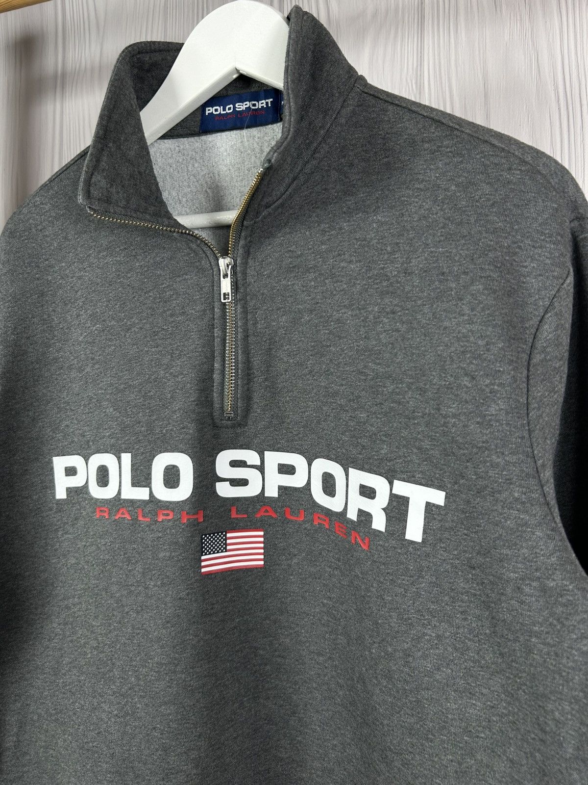 Polo Ralph Lauren Polo Sport Ralph Lauren USA Quarter Zip Sweatshirt Size M Size US M / EU 48-50 / 2 - 2 Thumbnail