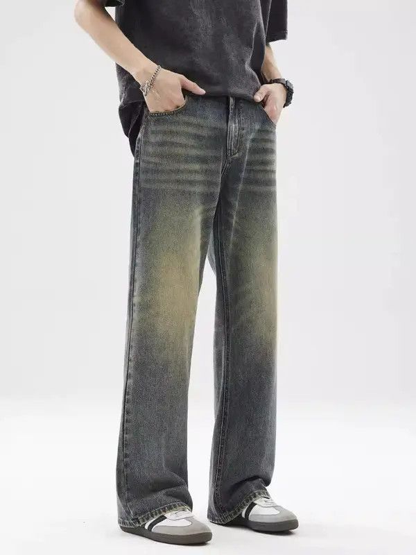 VIBE American retro loose oversize washed distressed jeans Size US 32 / EU 48 - 3 Thumbnail