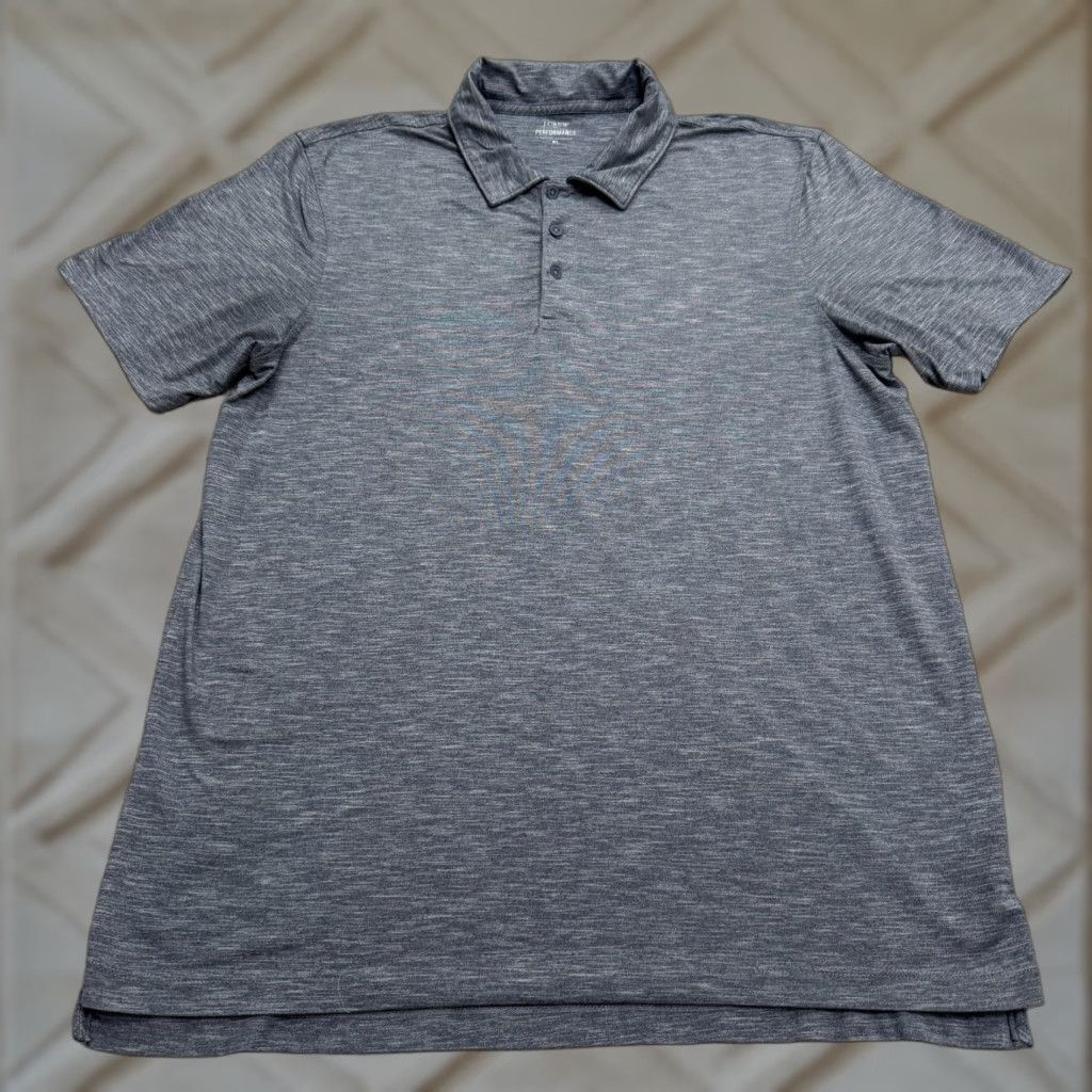 J.Crew J. Crew Polo Shirt Mens XL Blue Short Sleeve Performance Golf Active Shirt Size US XL / EU 56 / 4 - 1 Thumbnail