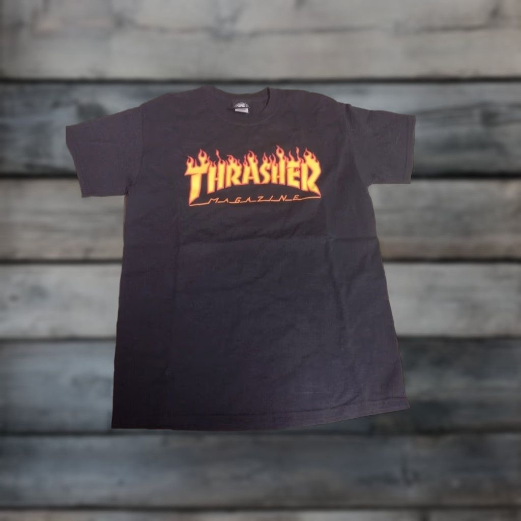 Thrasher Thrasher Magazine Logo T-Shirt Men Short Sleeve Black Skateboarding Medium Regular Size US M / EU 48-50 / 2 - 1 Thumbnail