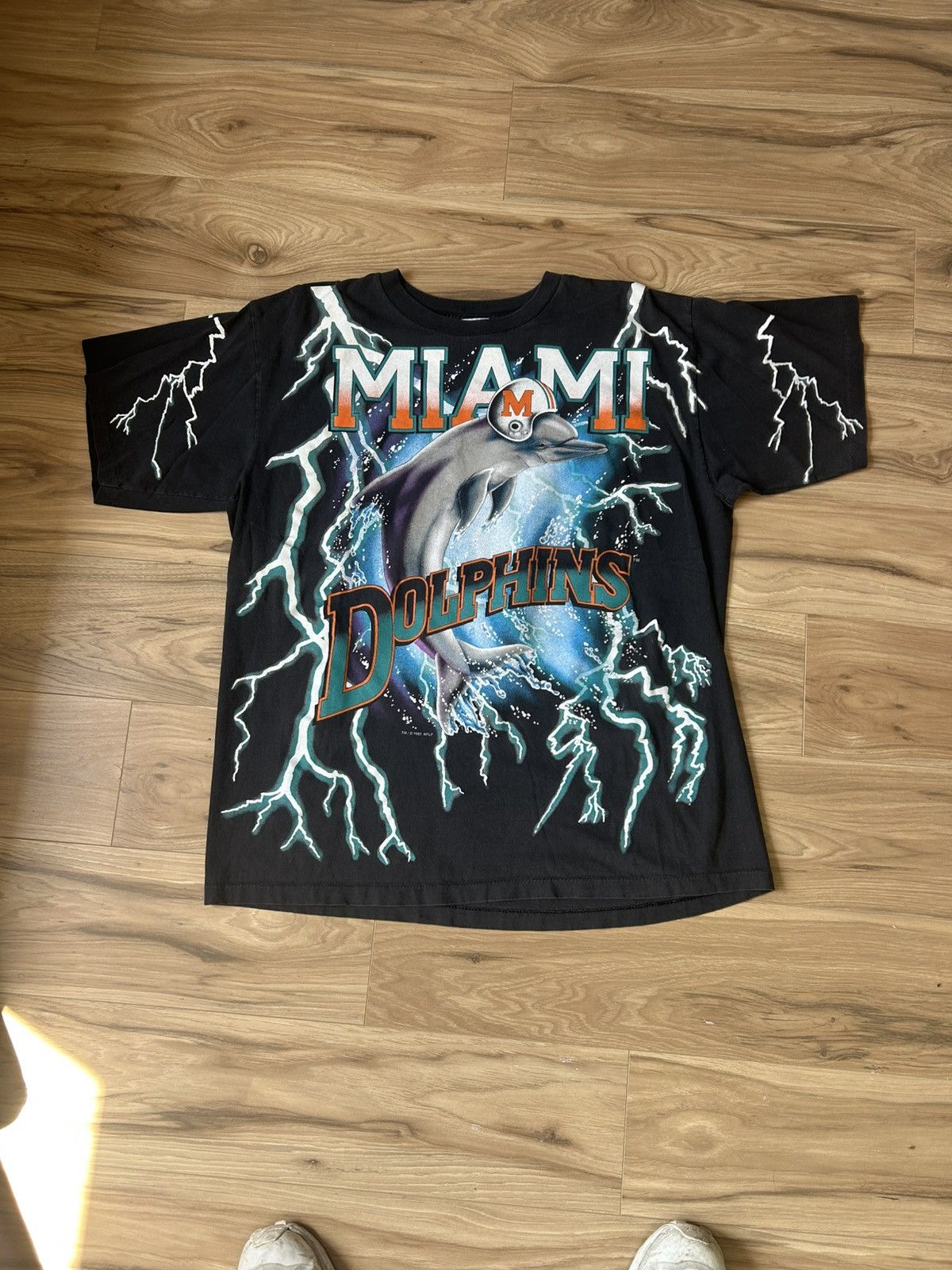 Other 1993 Salem AOP Thunder Miami Dolphins Size US L / EU 52-54 / 3 - 1 Thumbnail