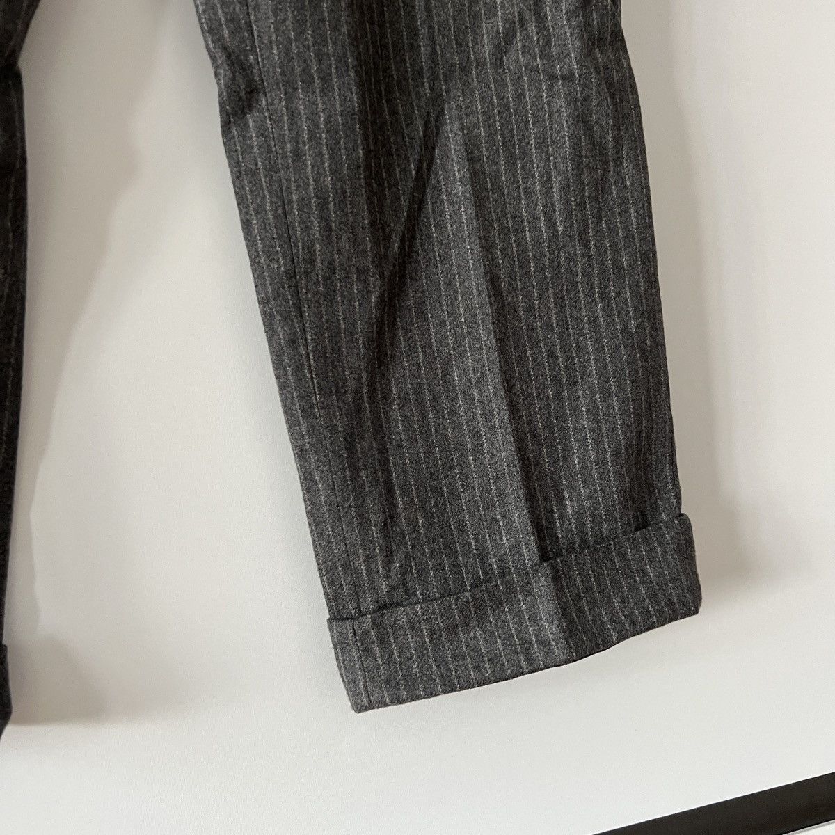 Vintage Vintage Aero Zip Casual Stripped Wool 30's Pants Rare Size US 32 / EU 48 - 11 Thumbnail