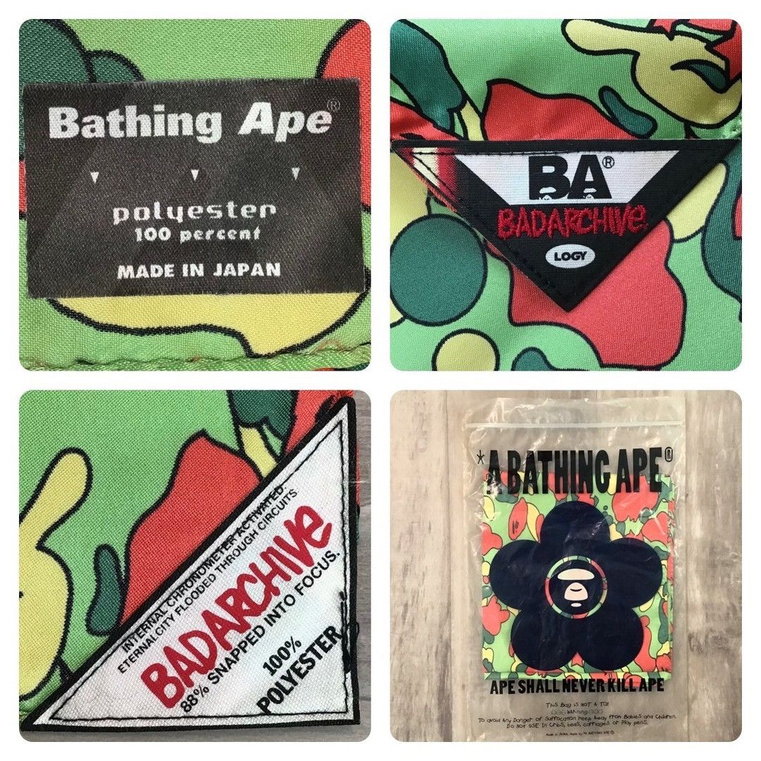 Bape 🔥Vintage🔥 BAPE Psyche camo scarf a bathing ape NIGO Size ONE SIZE - 3 Thumbnail