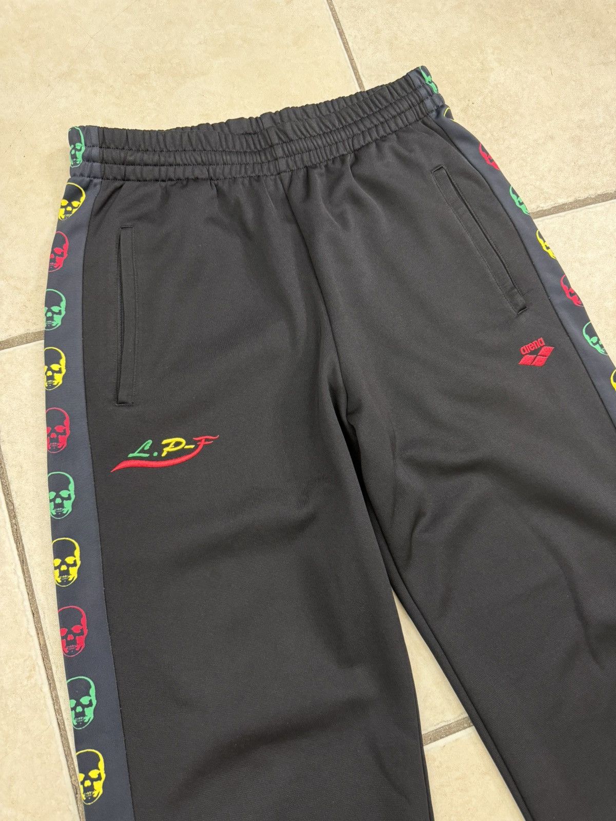 Lucien Pellat-Finet Lucien Pellat Finet X Arena Rasta Skull Track Pants Size S Size US 30 / EU 46 - 2 Thumbnail