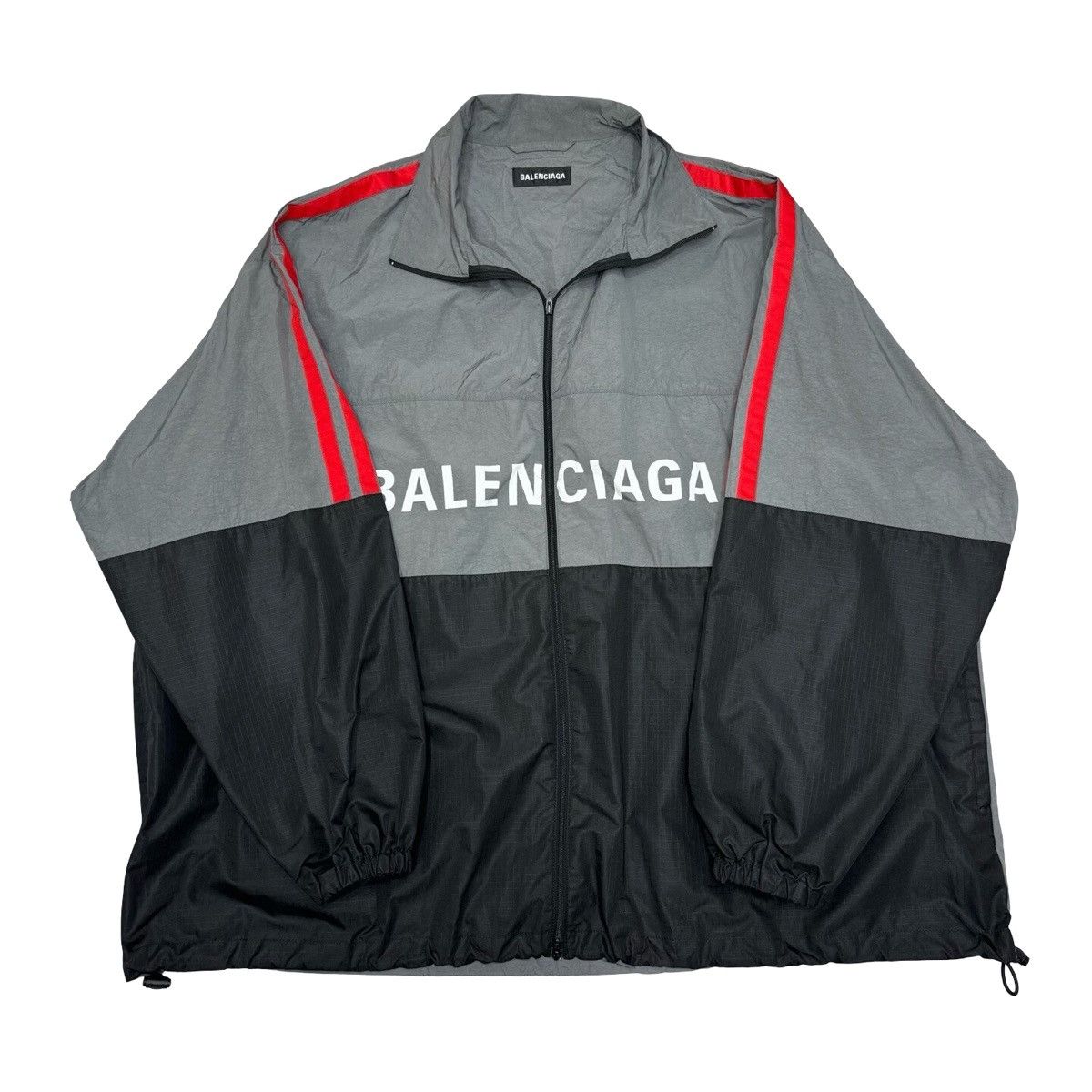Balenciaga Balenciaga Logo Windbreaker Jacket Size US S / EU 44-46 / 1 - 1 Thumbnail