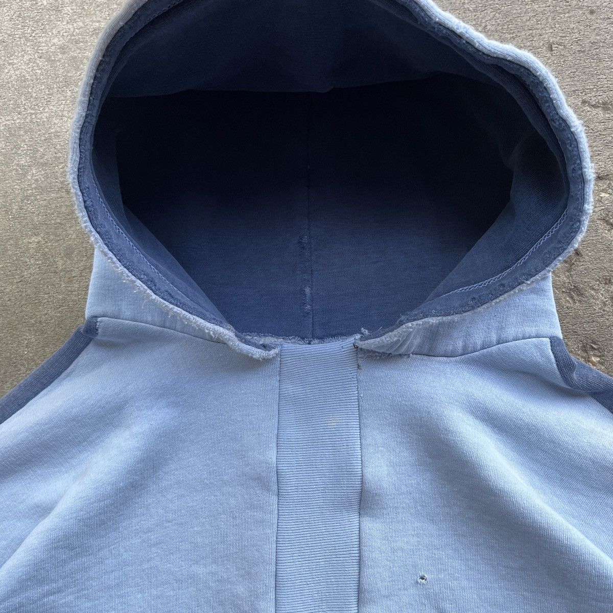 Vintage 60s 70s Handmade Tri-Tone Hoodie Size US M / EU 48-50 / 2 - 2 Thumbnail