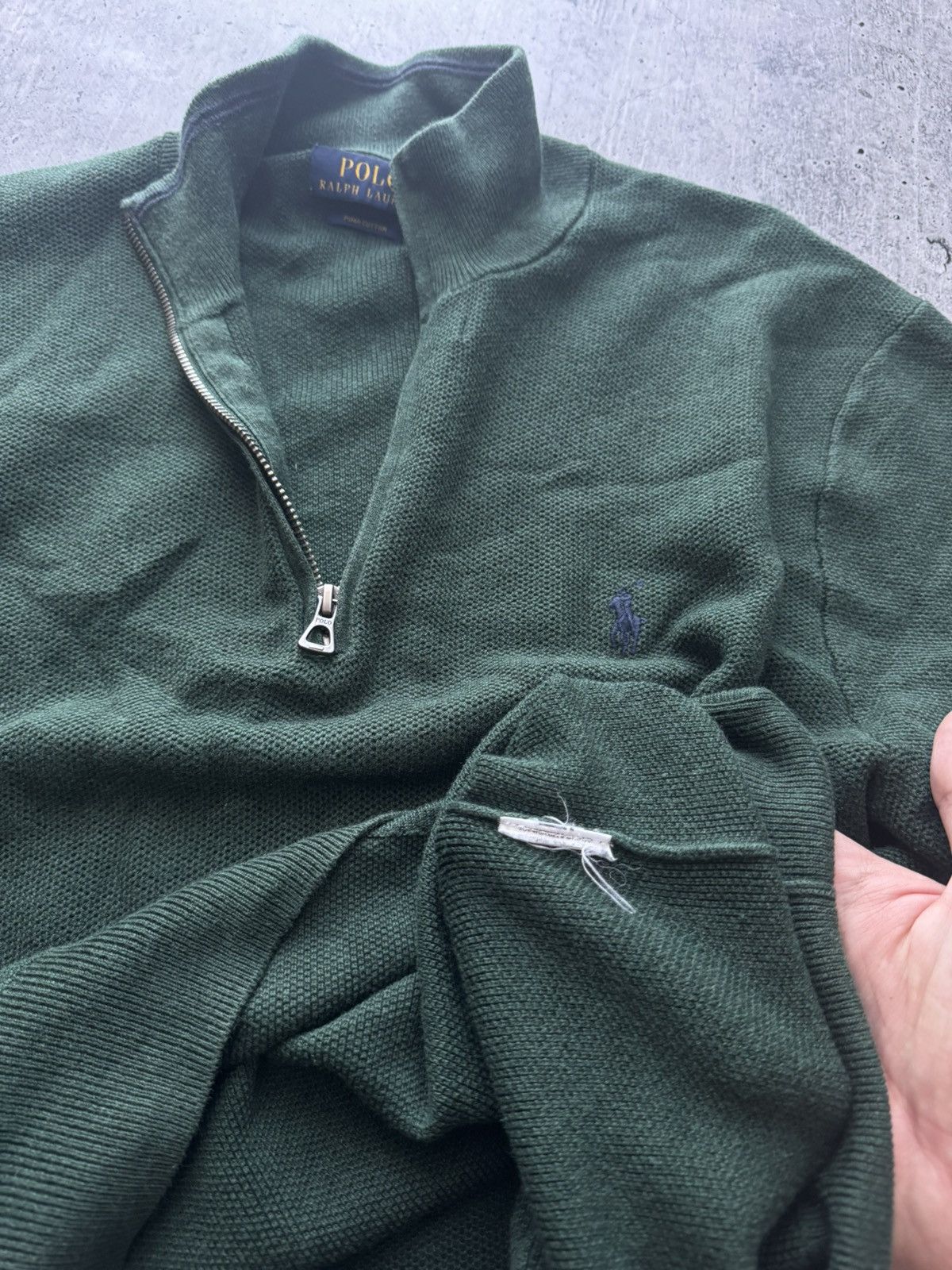 Polo Ralph Lauren Polo Ralph Lauren Sweater 1/3 zip Knitwear luxury Size US L / EU 52-54 / 3 - 9 Thumbnail