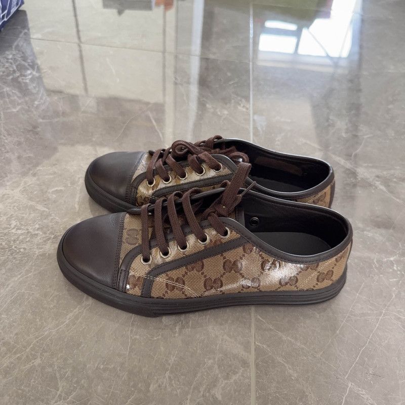 Gucci Gucci Brown Casual Sneakers for Everyday Wear - Size US 5.5 / EU 38 - 1 Thumbnail