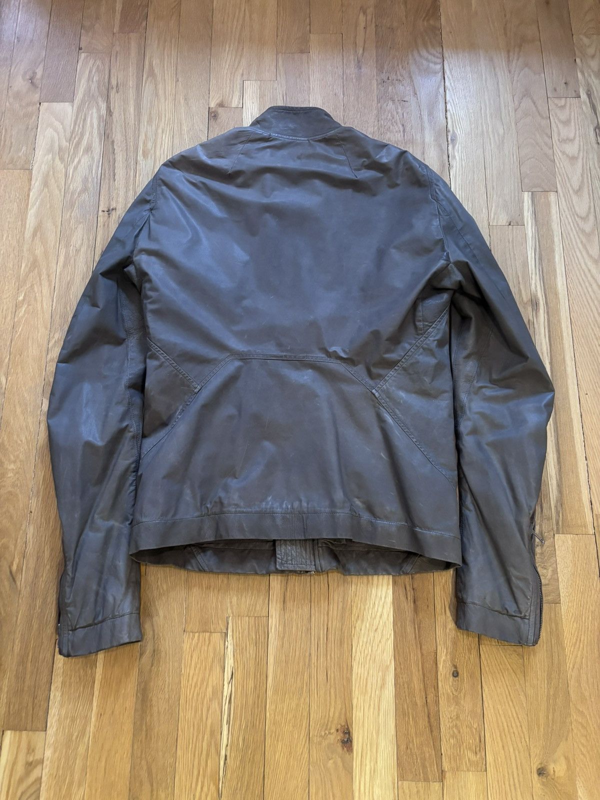 Rick Owens Rick Owens Globa Lamb Leather Jacket (50) Size US M / EU 48-50 / 2 - 3 Thumbnail