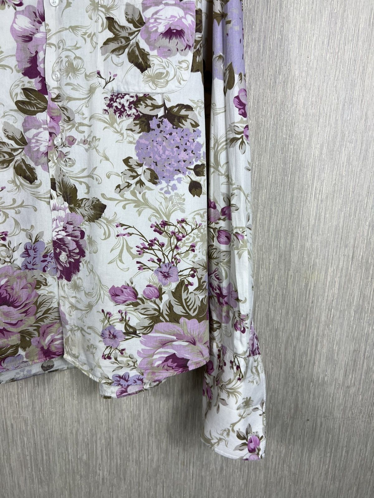 Paul Smith Vintage Paul Smith floral full print shirt designer pocket Size US L / EU 52-54 / 3 - 6 Thumbnail