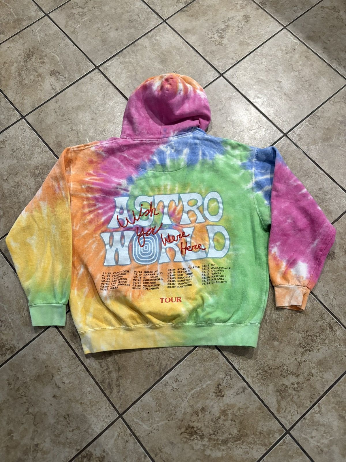 Other Astroworld tie dye hoodie Size US L / EU 52-54 / 3 - 5 Thumbnail