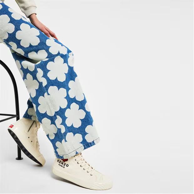 Kenzo o1g2r1mq1024 School High Top Trainers in Cream Size US 9 / IT 39 - 6 Thumbnail