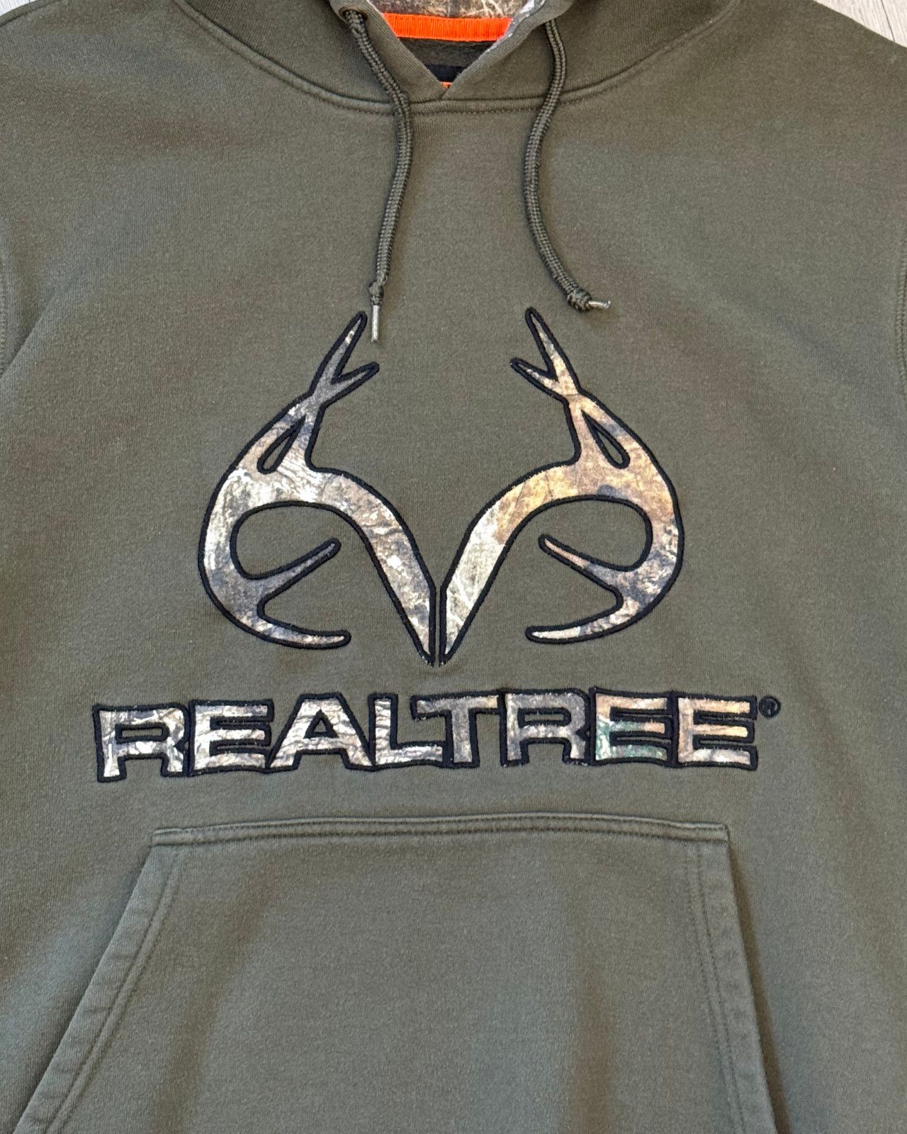 Realtree RealTree Camo Logo Men's Green Hoodie - Size Medium Size US M / EU 48-50 / 2 - 3 Thumbnail