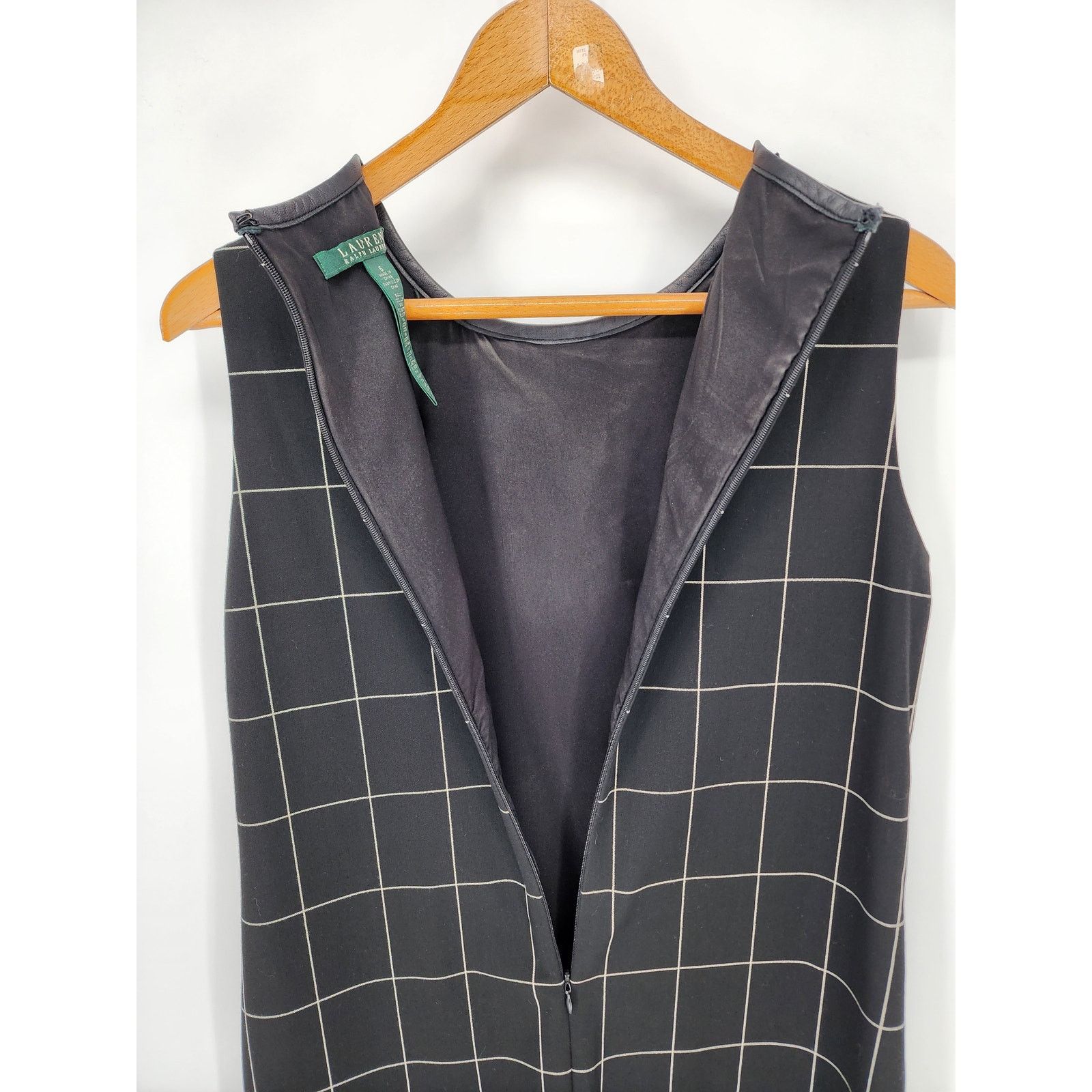 Lauren Ralph Lauren Lauren Ralph Lauren Black and White Plaid Shift Dress Size 6 Size M / US 6-8 / IT 42-44 - 3 Thumbnail