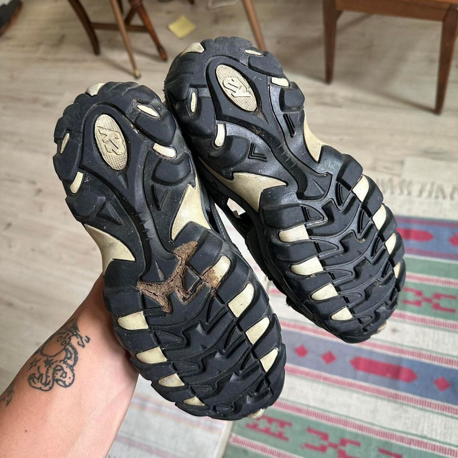 Vintage Rare Vintage Y2K 90s K2 Utility Chunky SlipOn Clog Mule Shoe Size US 10 / EU 43 - 4 Thumbnail
