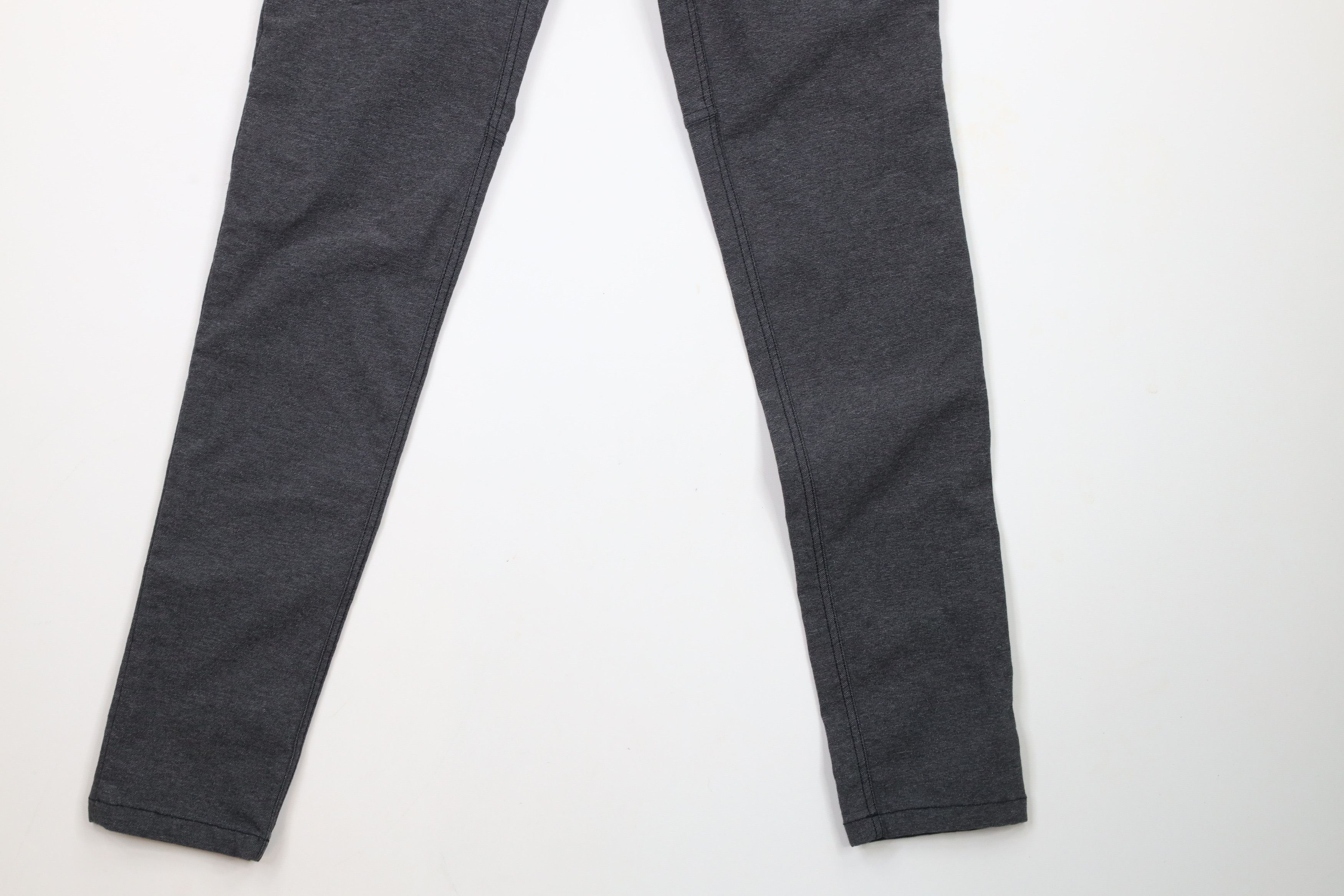 Lululemon × Vintage Lululemon Stretch Skinny Leg Knit Chino Pants Trousers Gray Size US 28 / EU 44 - 4 Thumbnail