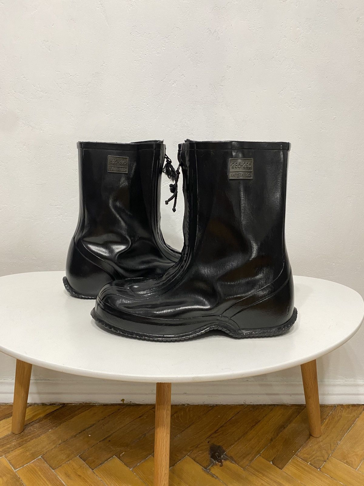 90's rare avant garde military combat boots balenciaga style