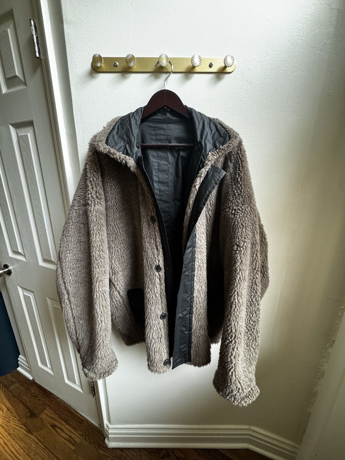 Jan Jan Van Essche AW24 Beyond #57 Teddy Reverisble Jacket - XL BNWT Size US XL / EU 56 / 4 - 4 Thumbnail