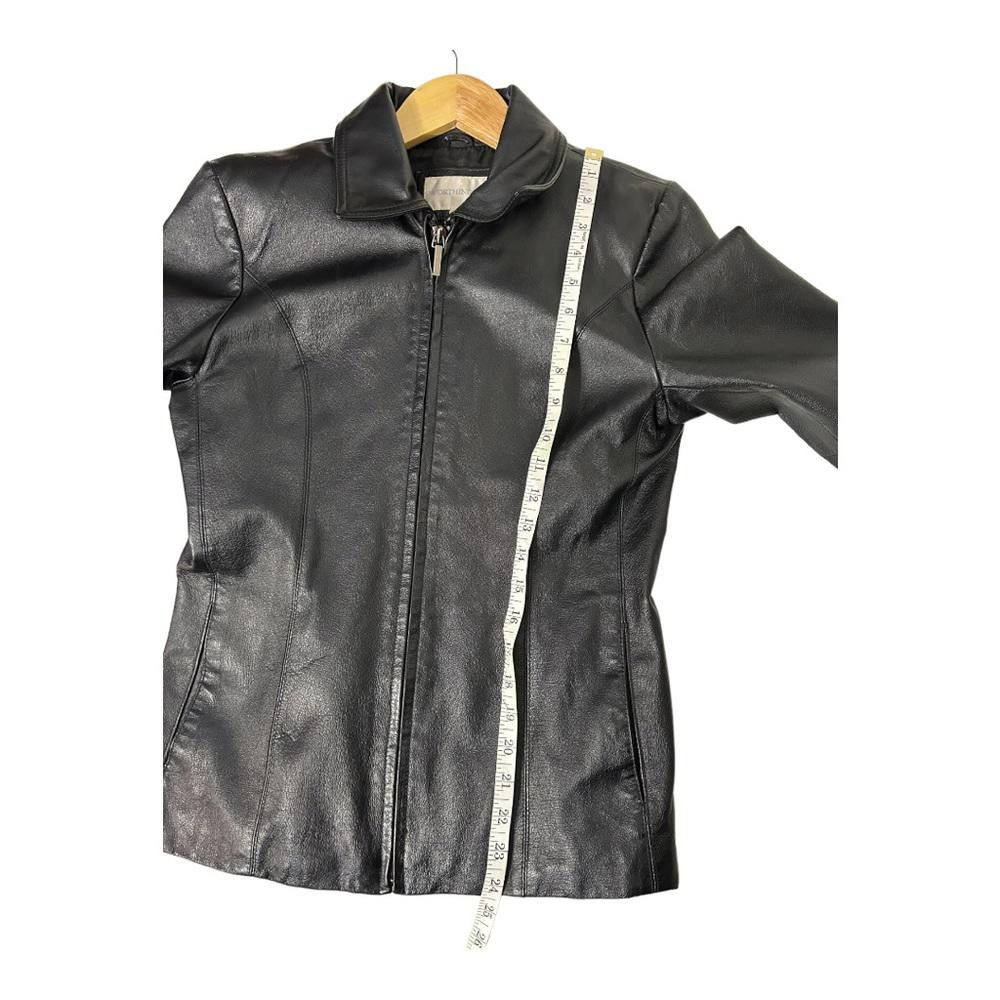 Worthington Worthington l Fitted Leather Jacket Size SP Size S / US 4 / IT 40 - 6 Thumbnail