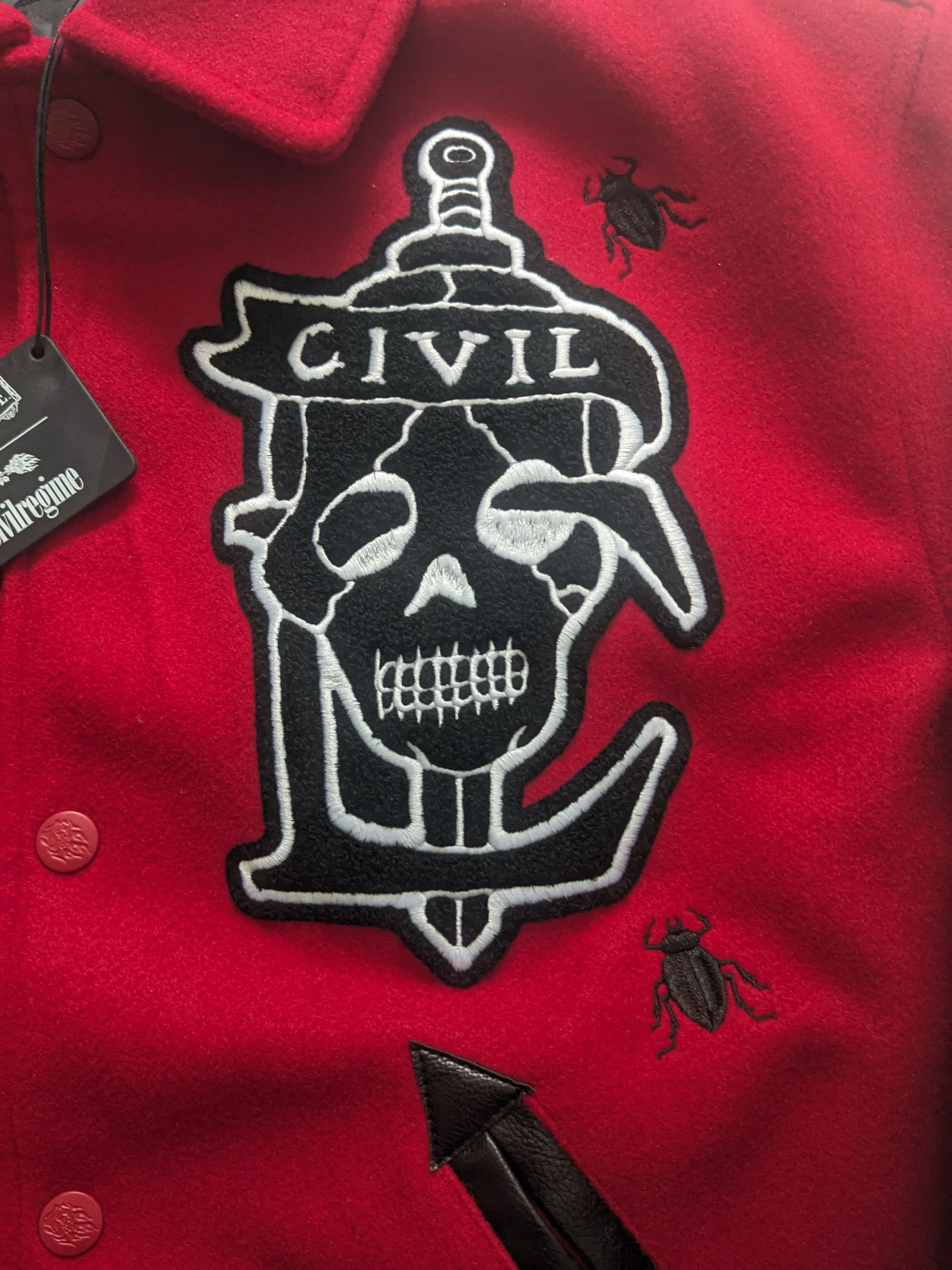 Civil Regime Civil Regime X Beetlejuice Collab Varsity Jacket Size US M / EU 48-50 / 2 - 4 Thumbnail