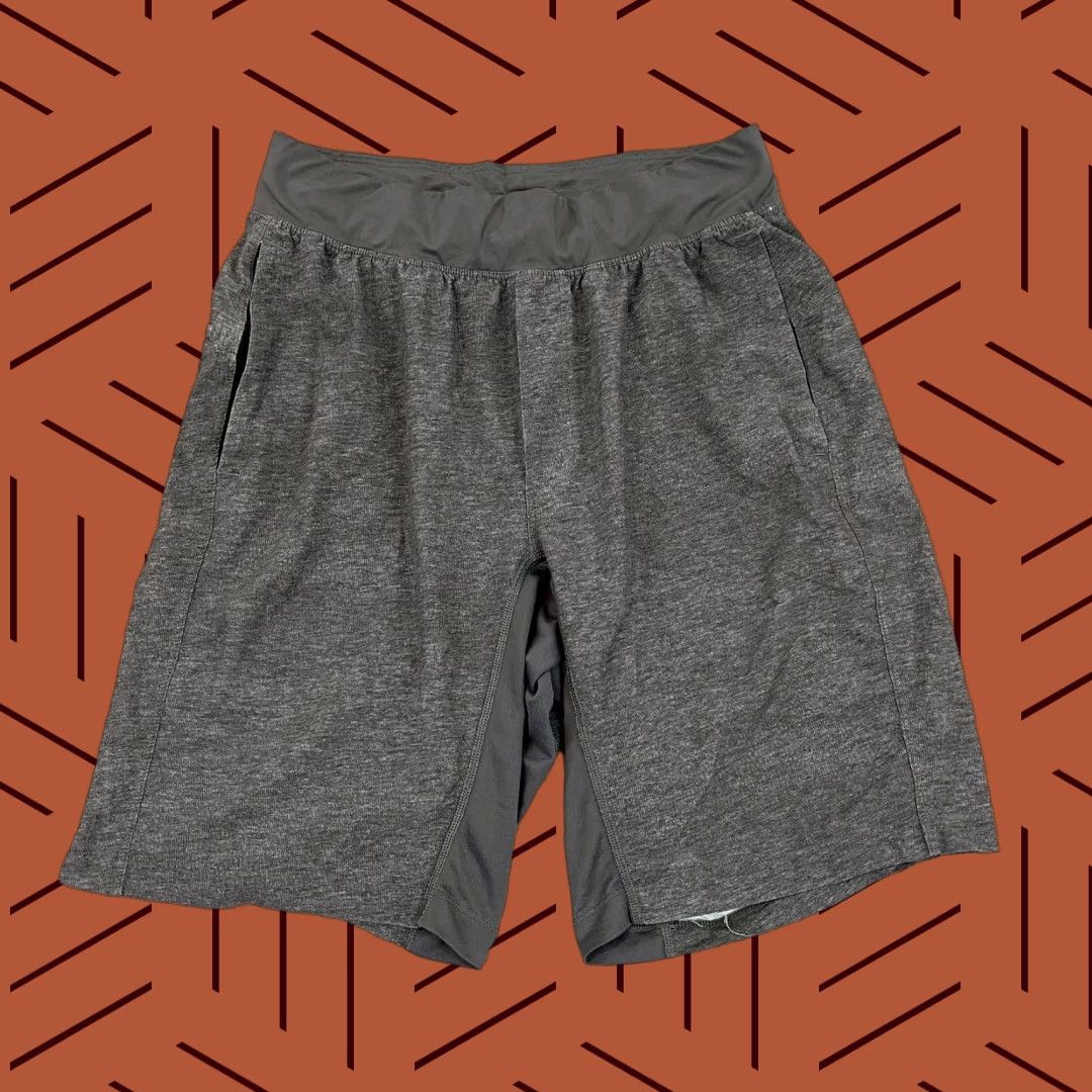 Lululemon Lululemon Shorts Mens Small 9" Gray T.H.E Linerless Gym Training Workout M7Y0S Size US 29 - 1 Thumbnail