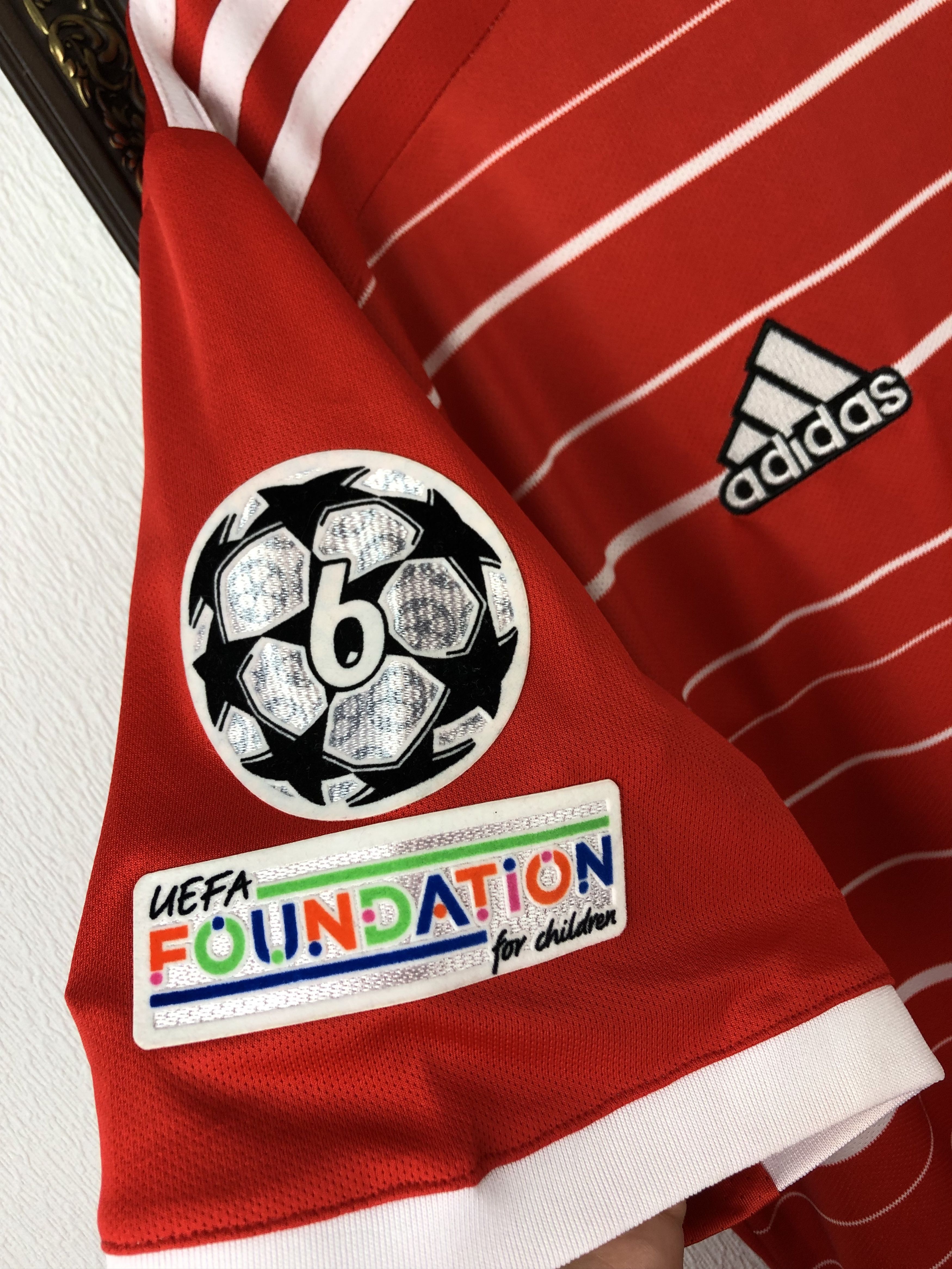 Adidas Bayern Munich football shirt 2022 #6 Kimmich Adidas Jersey Size US XXL / EU 58 / 5 - 8 Thumbnail